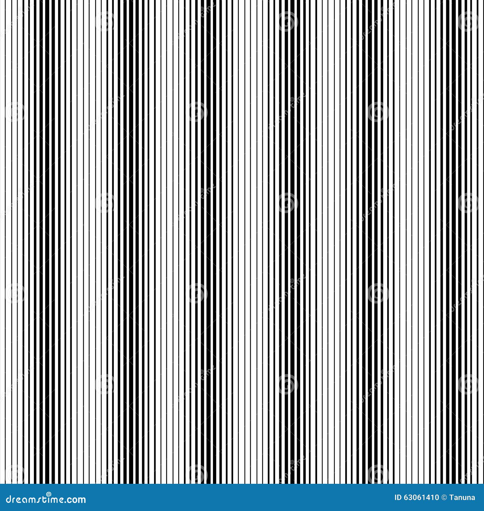 White and Black Vertical Stripes. Endless Seamless Stock Vector Illustration of background