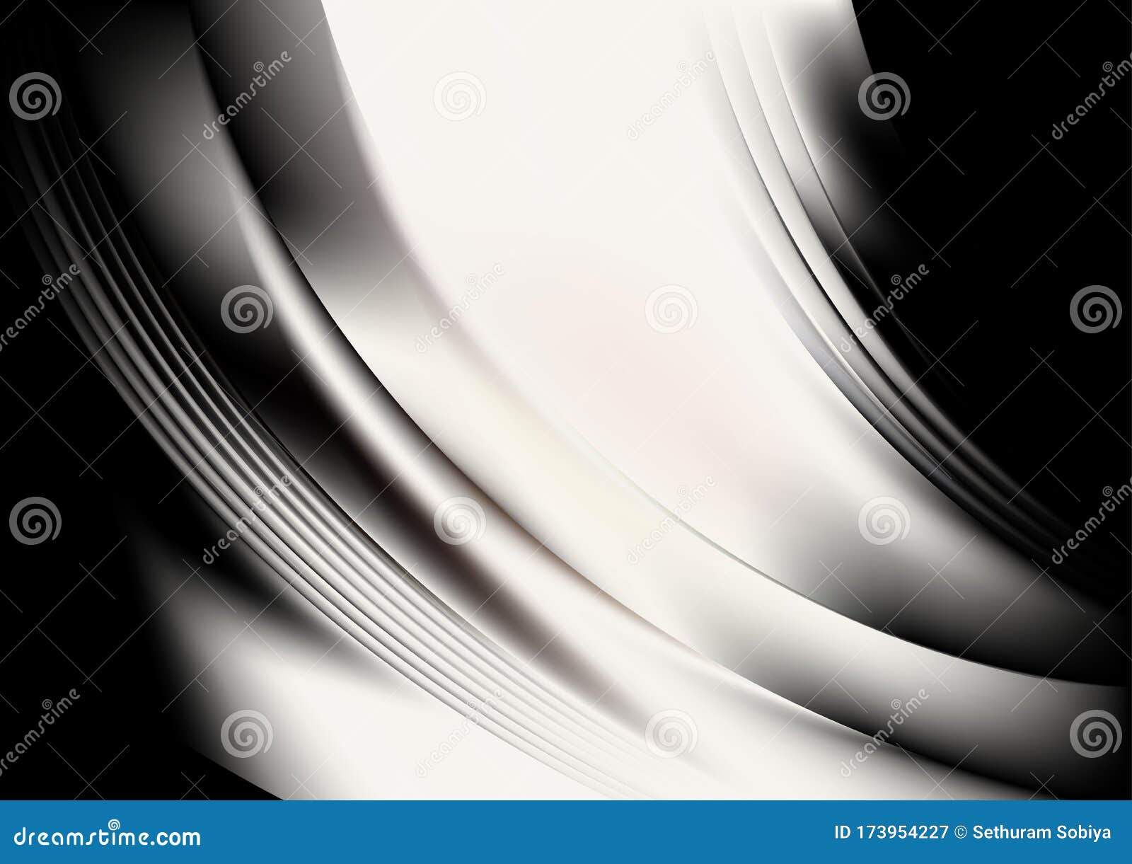 White Black and White Elegant Background Vector Illustration Design