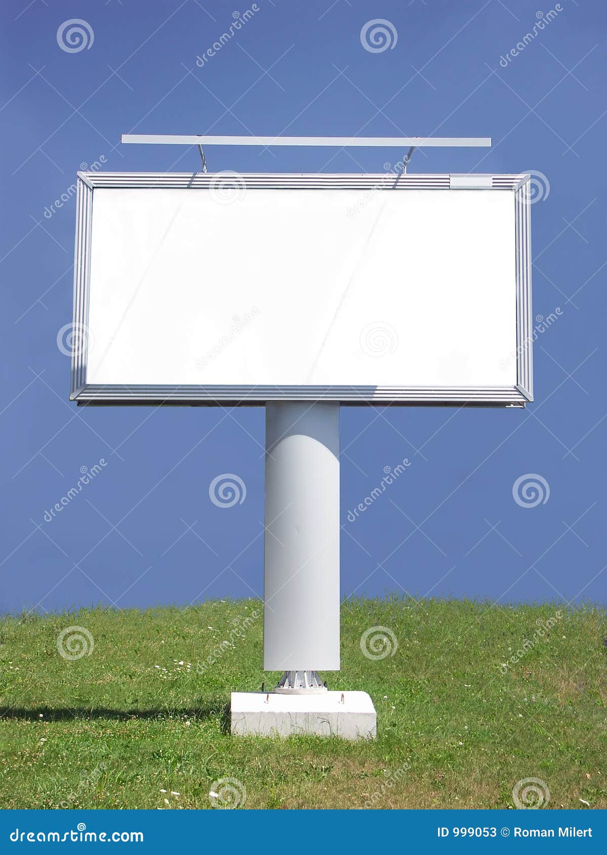 white blank billboard