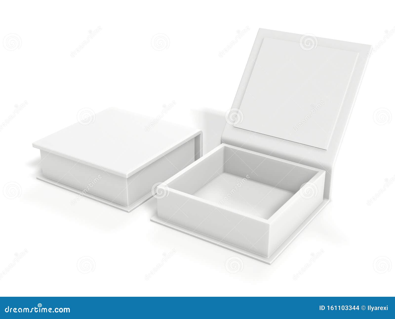 Download White Blank Cardboard Box Isolated On White Background ...