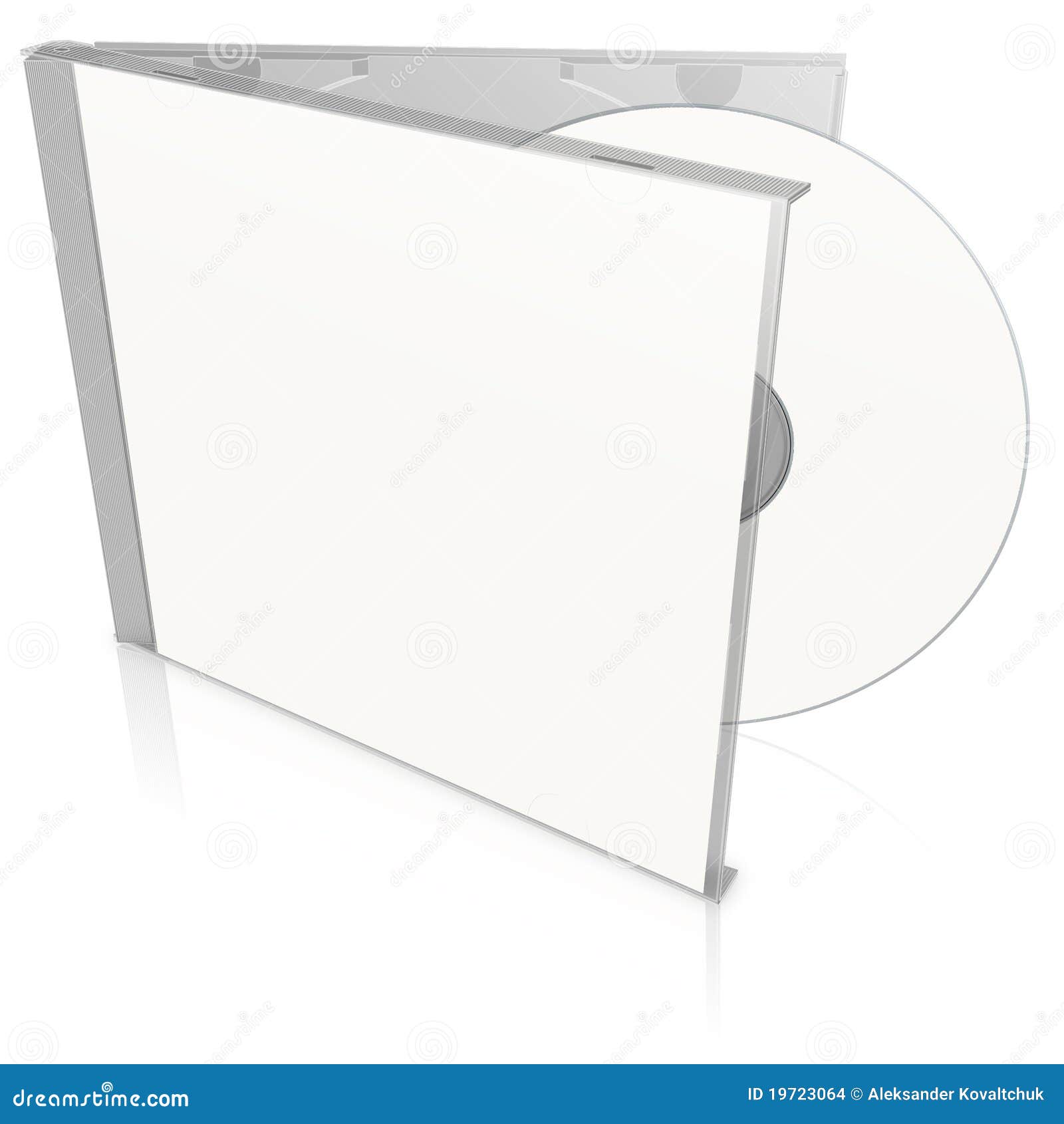 Blank cd case Stock Vector by ©Nicemonkey 3413009