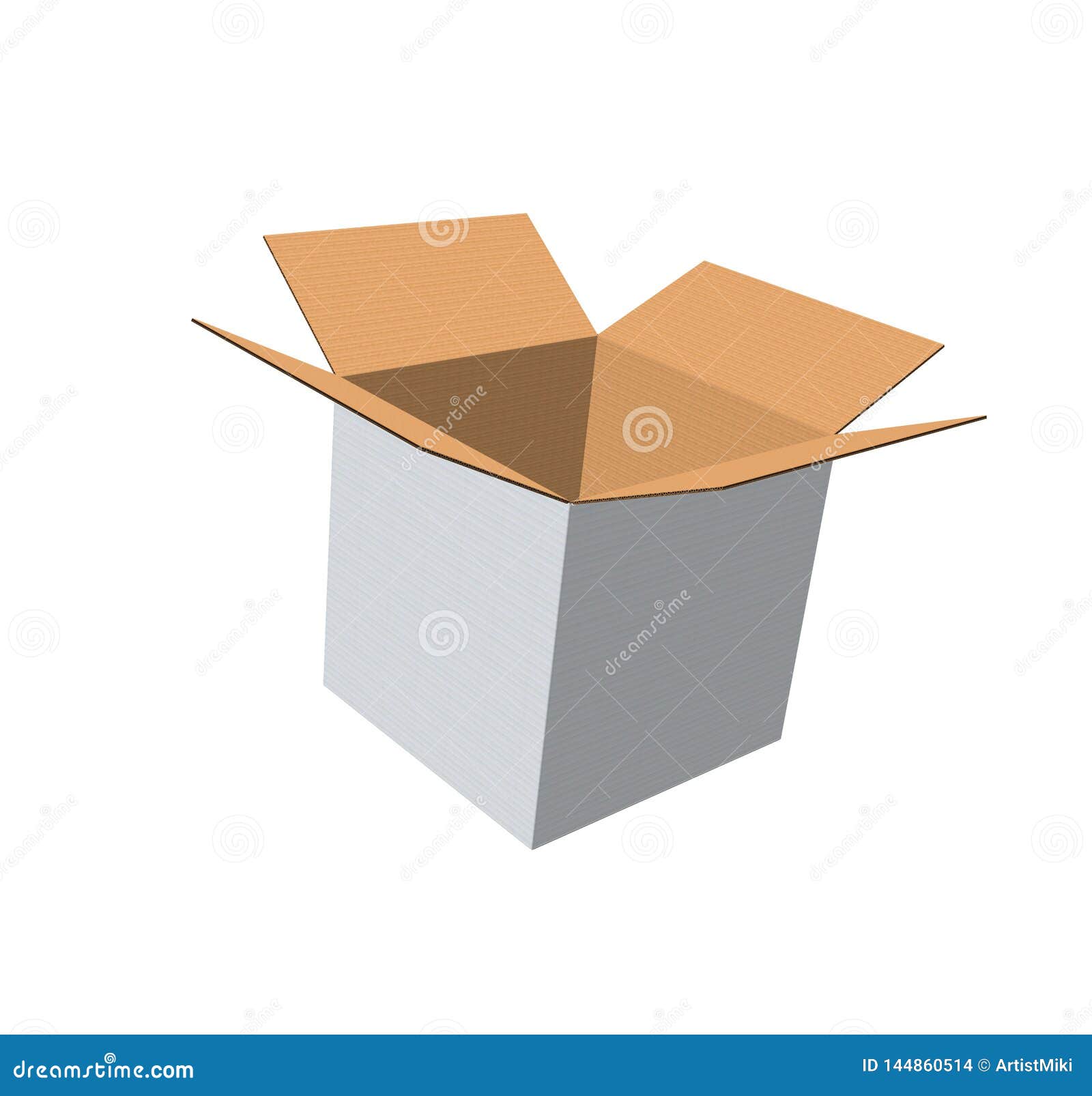 Download White, Blank, Clear, Isolated Open Box Mock Up On White ...