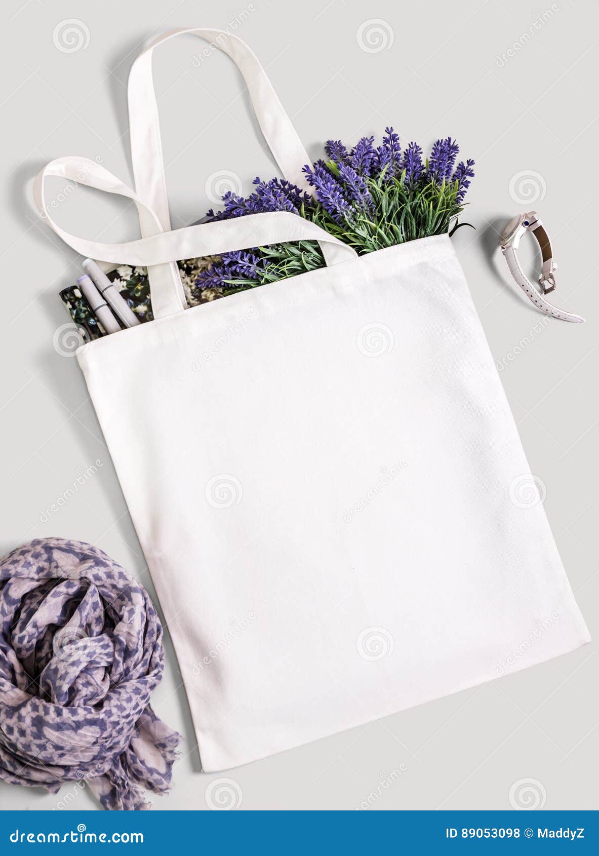 white blank cotton eco tote bag,  mockup.