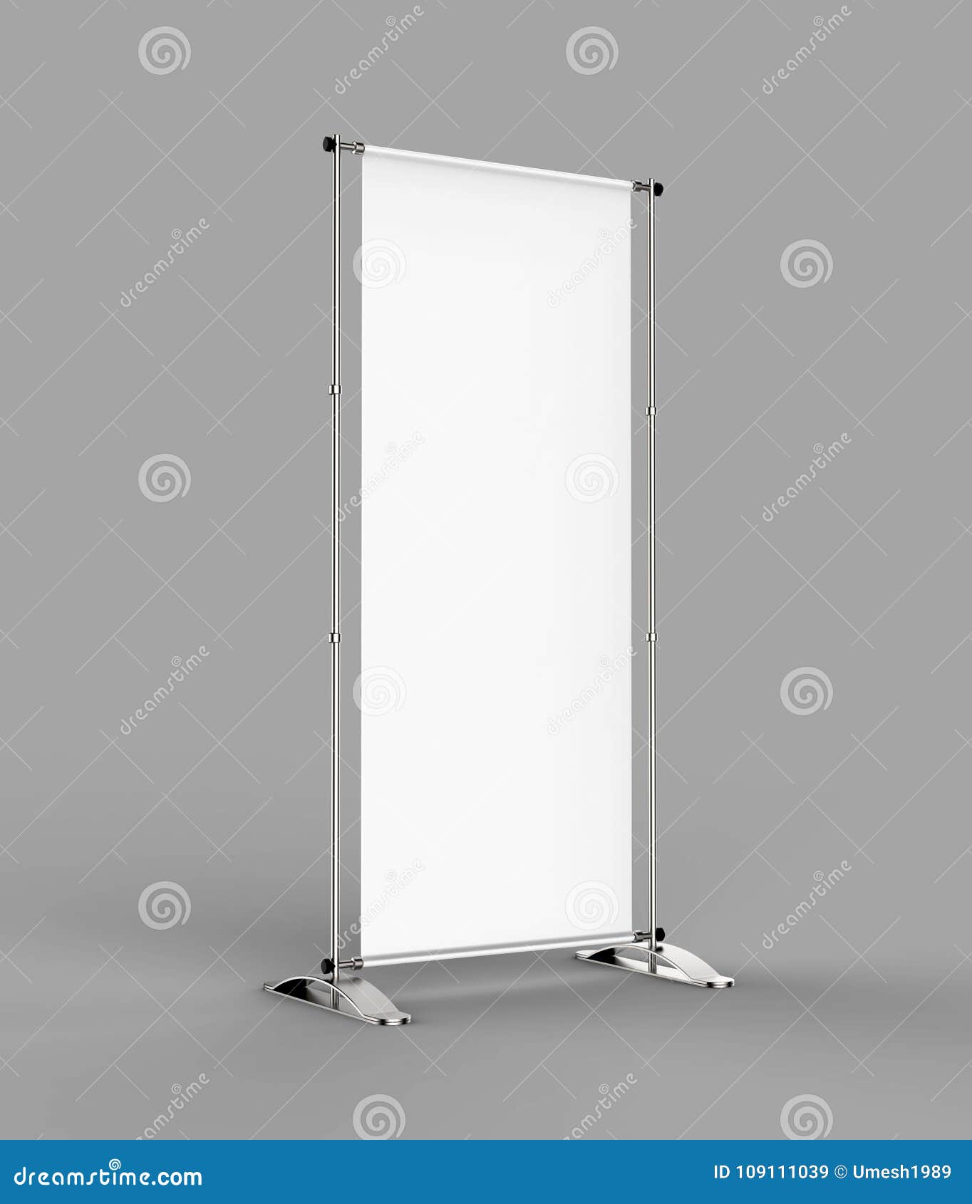 Download White Blank Empty High Resolution Business Aluminum Premium Expandable Telescopic Trade Show ...