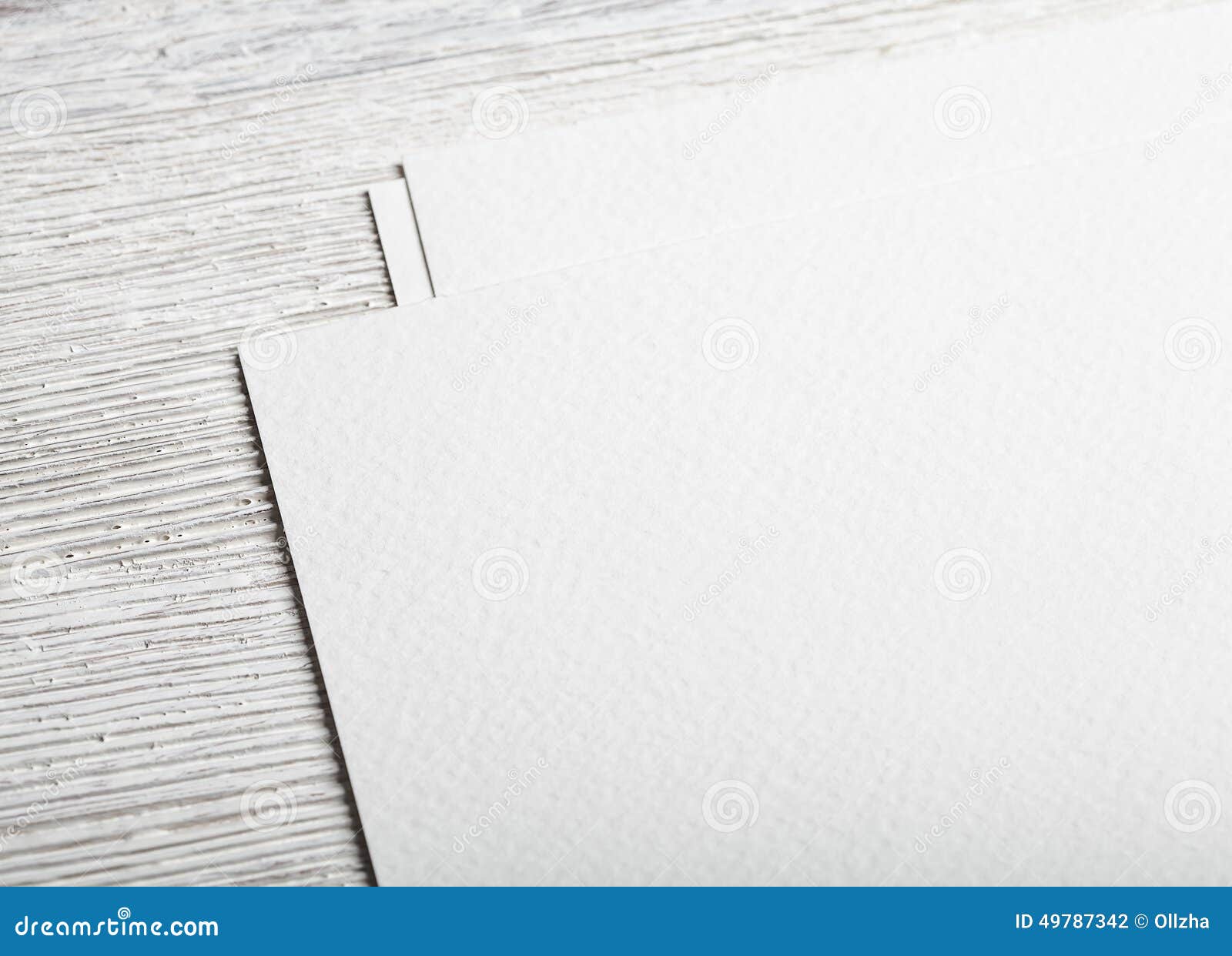 Download White Blank Paper Page Closeup Mockup Stock Photo Image Of Paper Table 49787342 PSD Mockup Templates