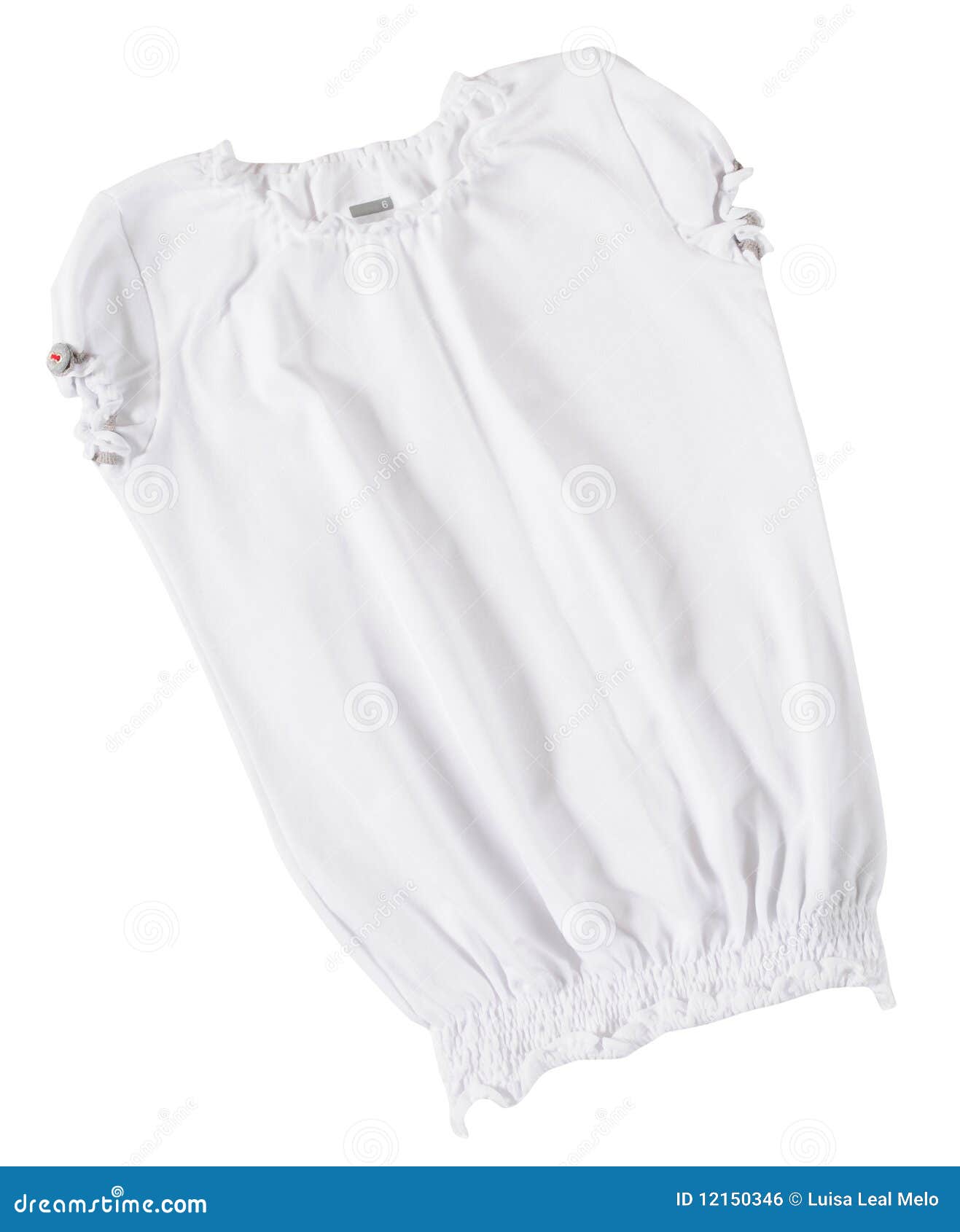 White blouse. stock photo. Image of cloth, blouse, fabric - 12150346