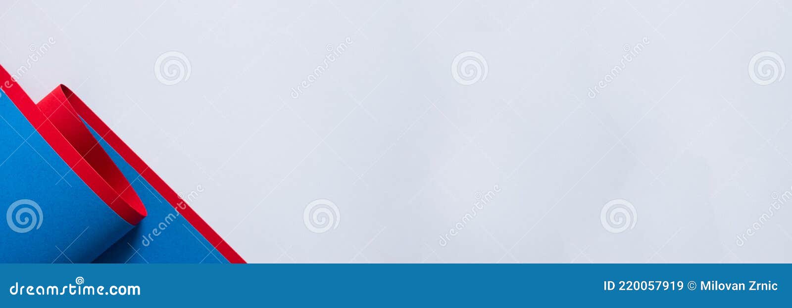 White, blue and red banner stock image. Image of paper - 220057919