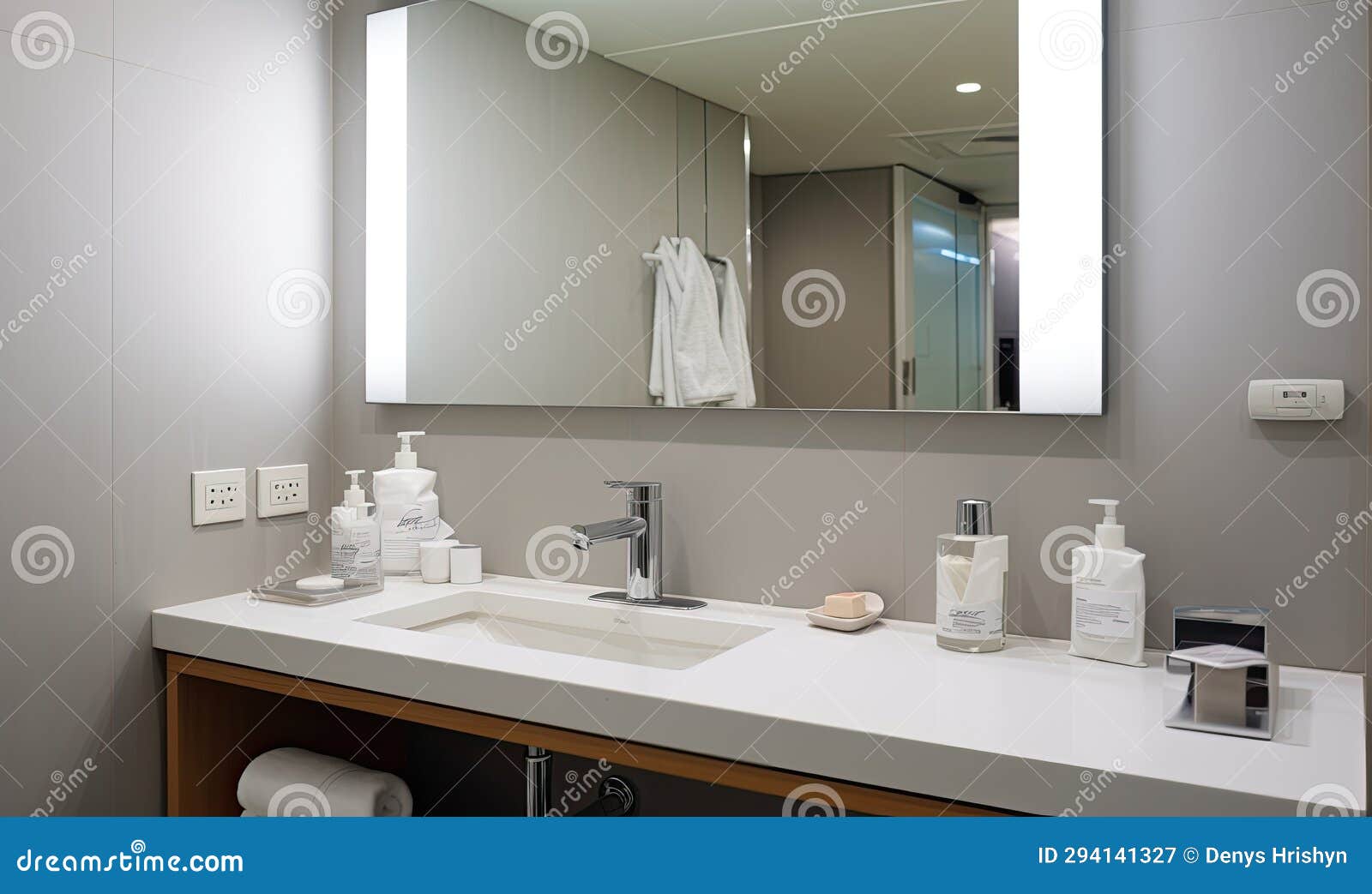 Photo of a White Board Mounted To a Wall in a Kitchen Stock