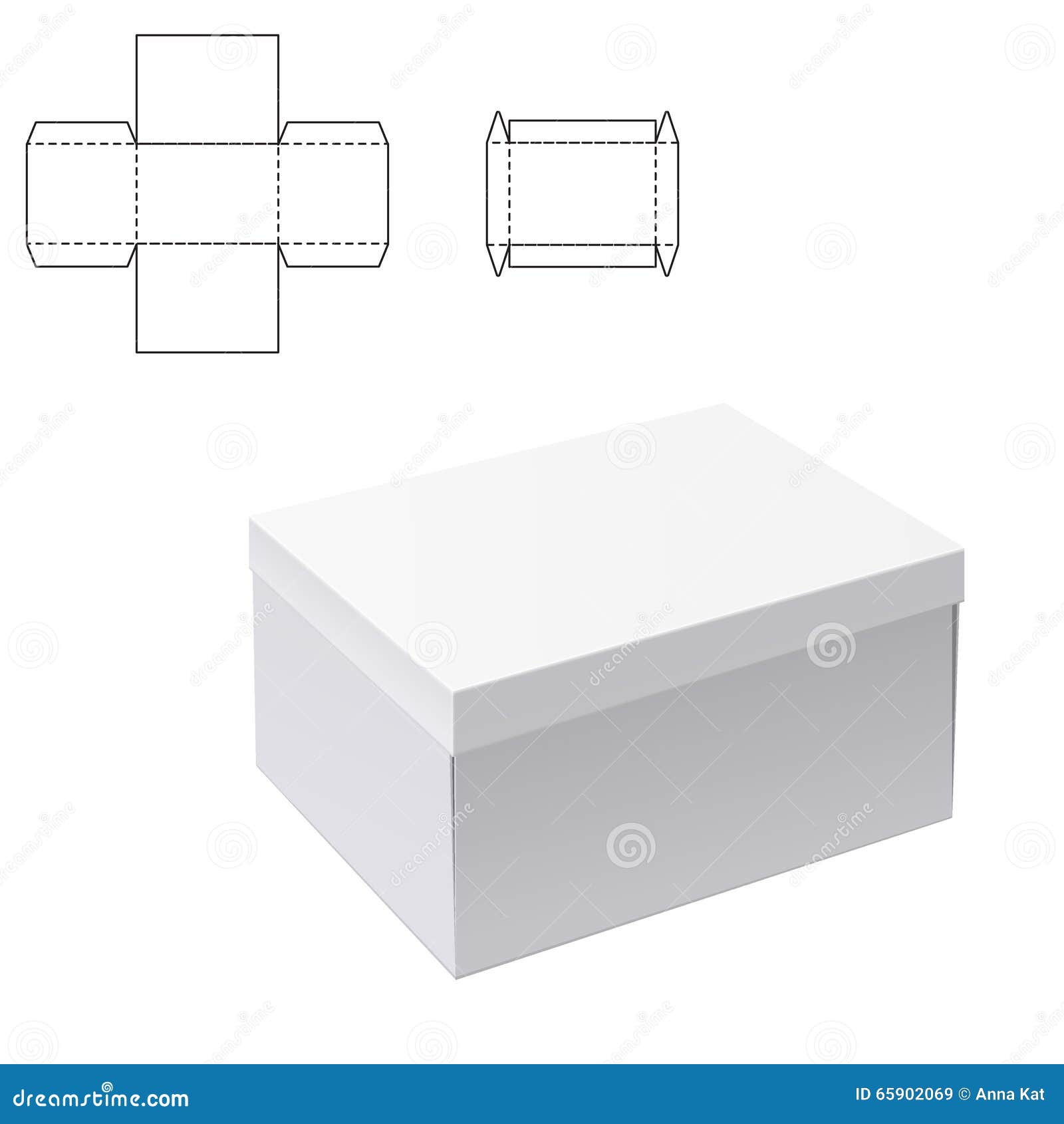Download White box Mock up 1 stock vector. Illustration of design - 65902069
