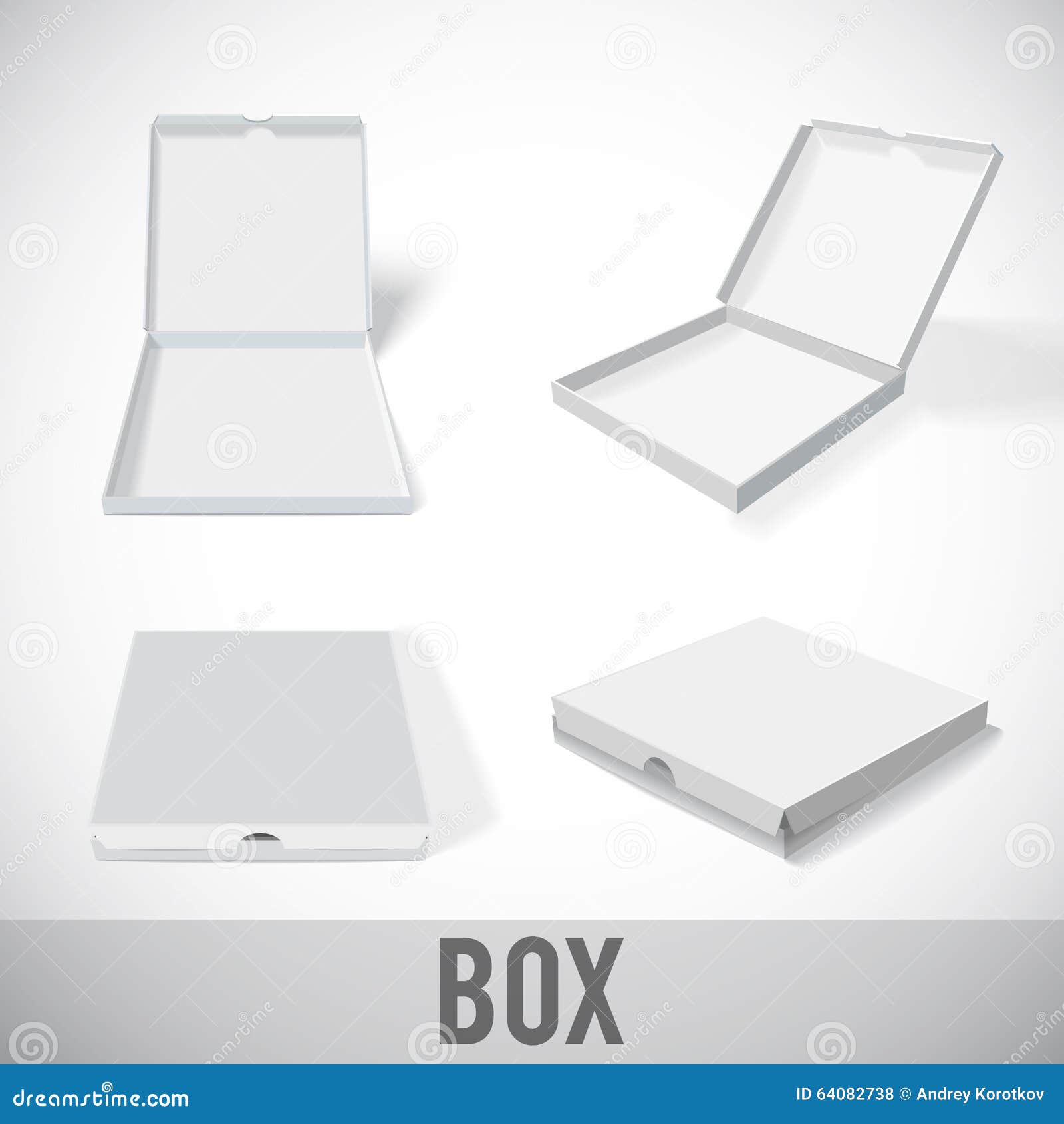 Download White Box Mockup Cardboard Package Eps 10 Stock Vector ...
