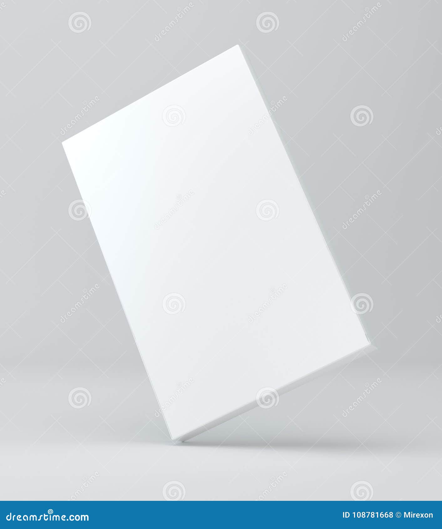 Download White Box Package Mockup With Shadow For Your Design ...
