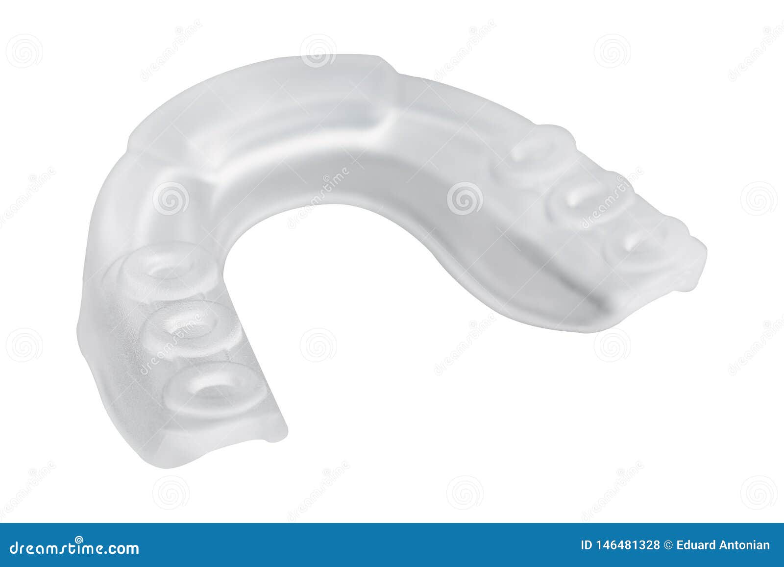 White Boxing Mouth Guard To Protect the Teeth and Lips, the Reverse