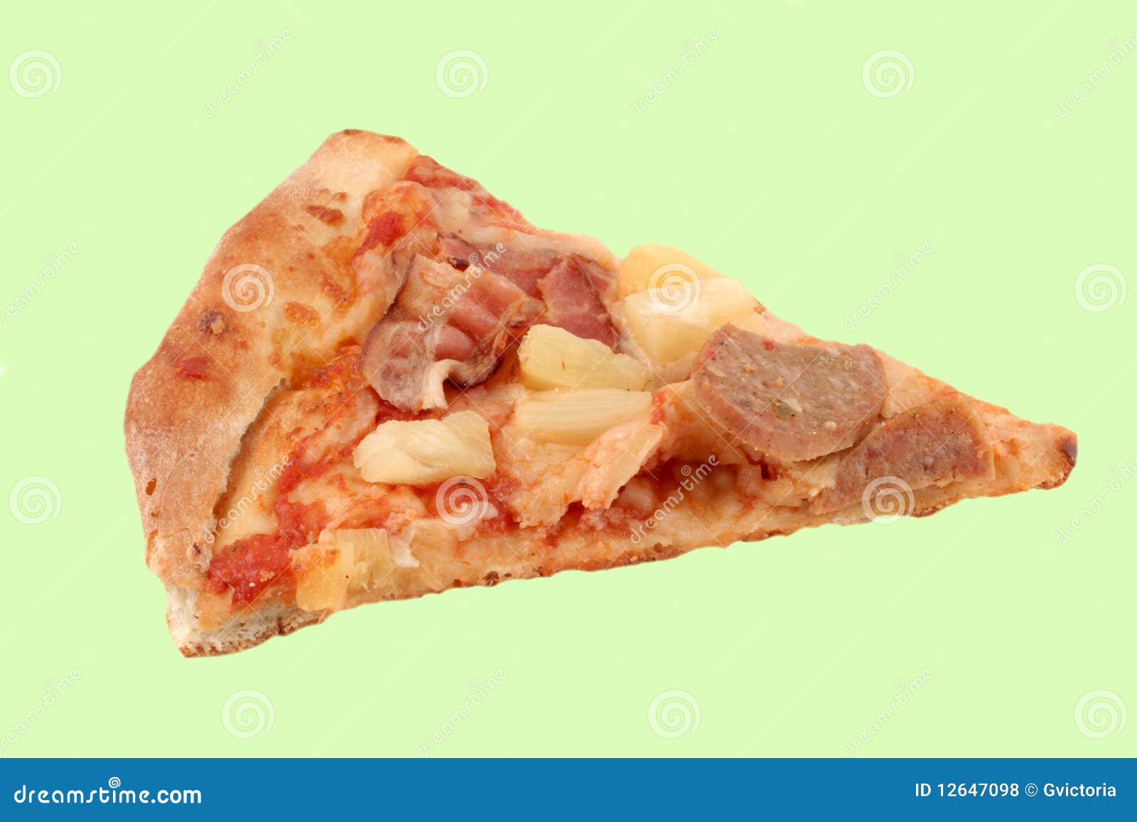 White bread crust pizza stock photo. Image of slice, doughy 12647098