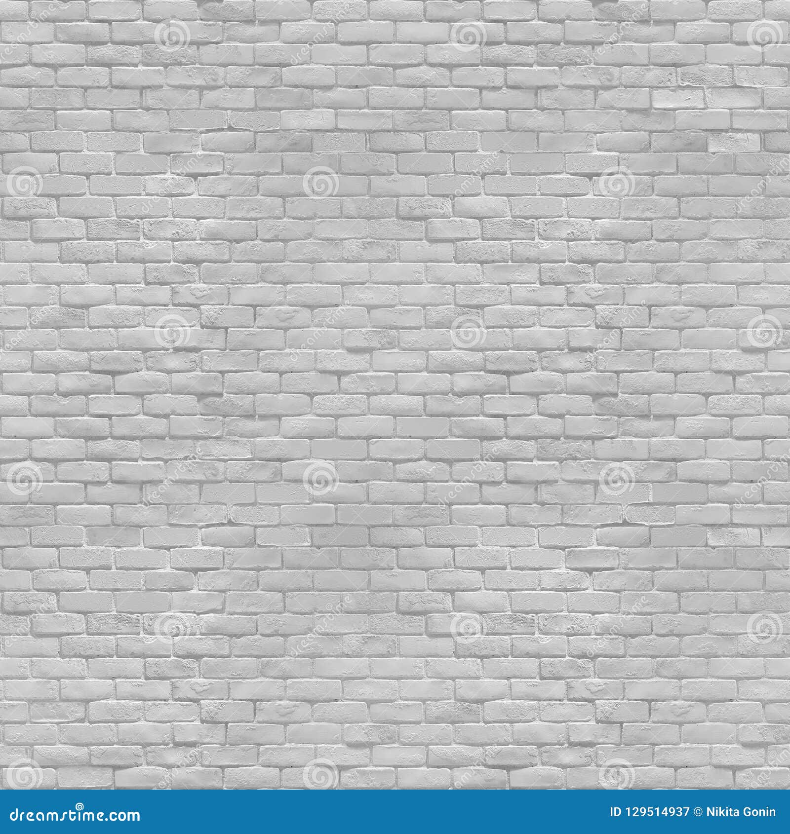 White Brick Wall Abstract Seamless Texture Stock Image Image of