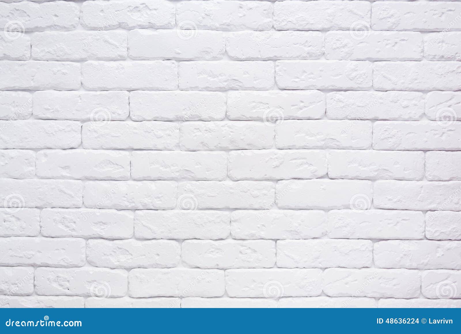 White brick wall background close view