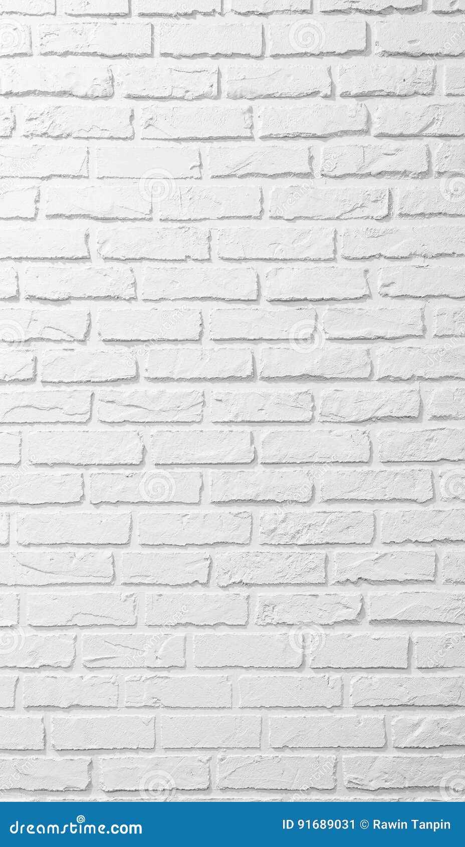 White Brick Wall Exterior for Background Stock Image Image of
