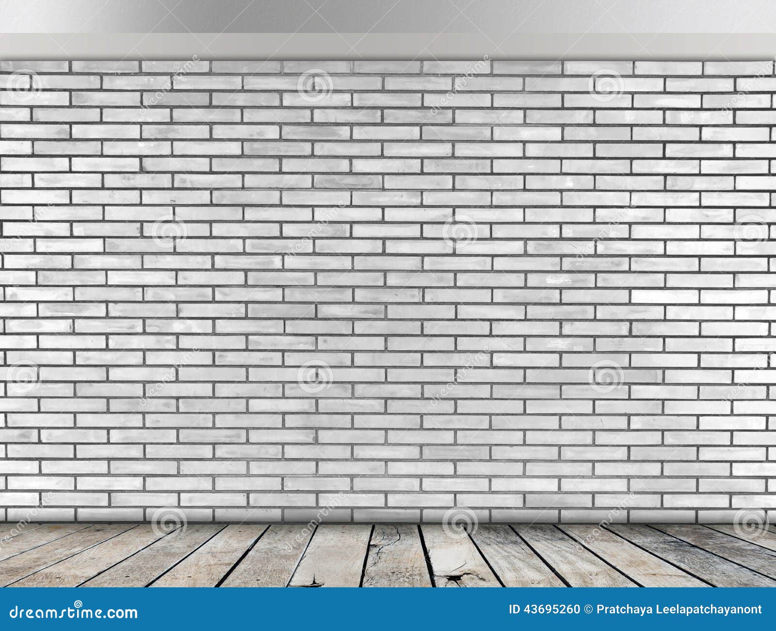 White Brick wall in room stock photo. Image of stone 43695260