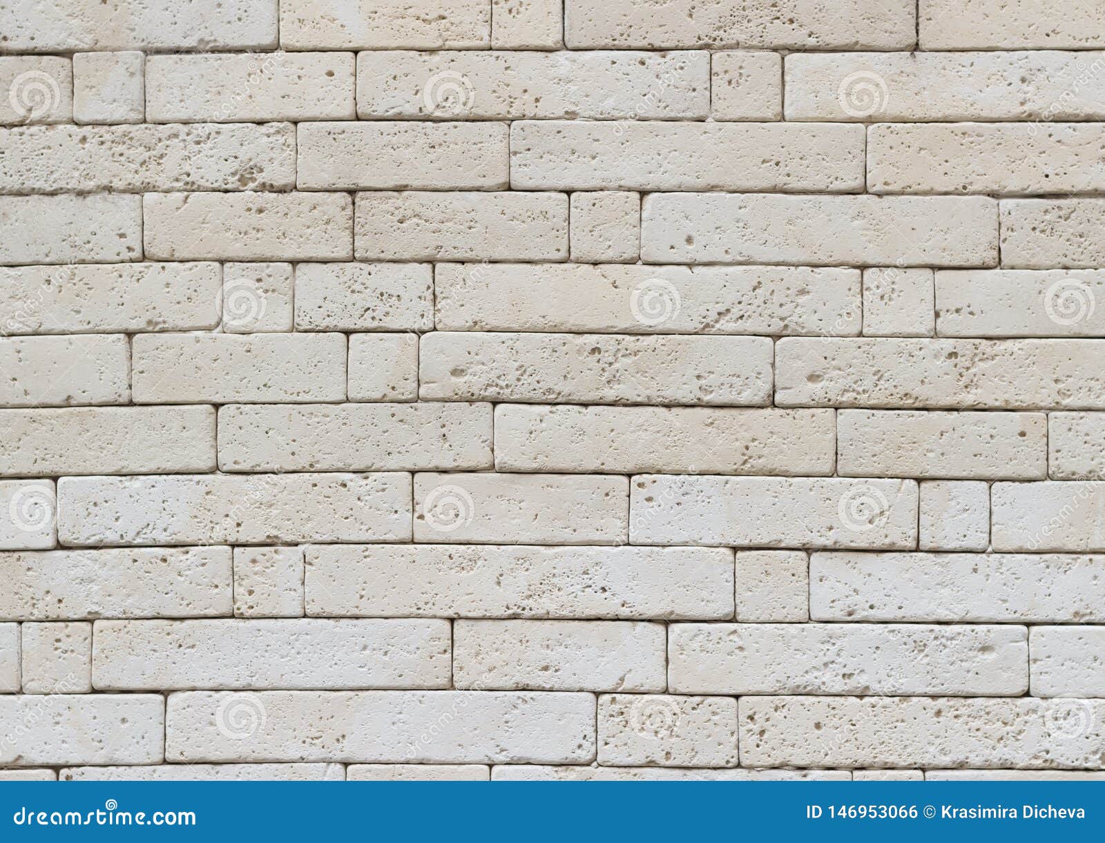 White Brick Wall Tiles Surface, Interior or Exterior Backdrop Stock