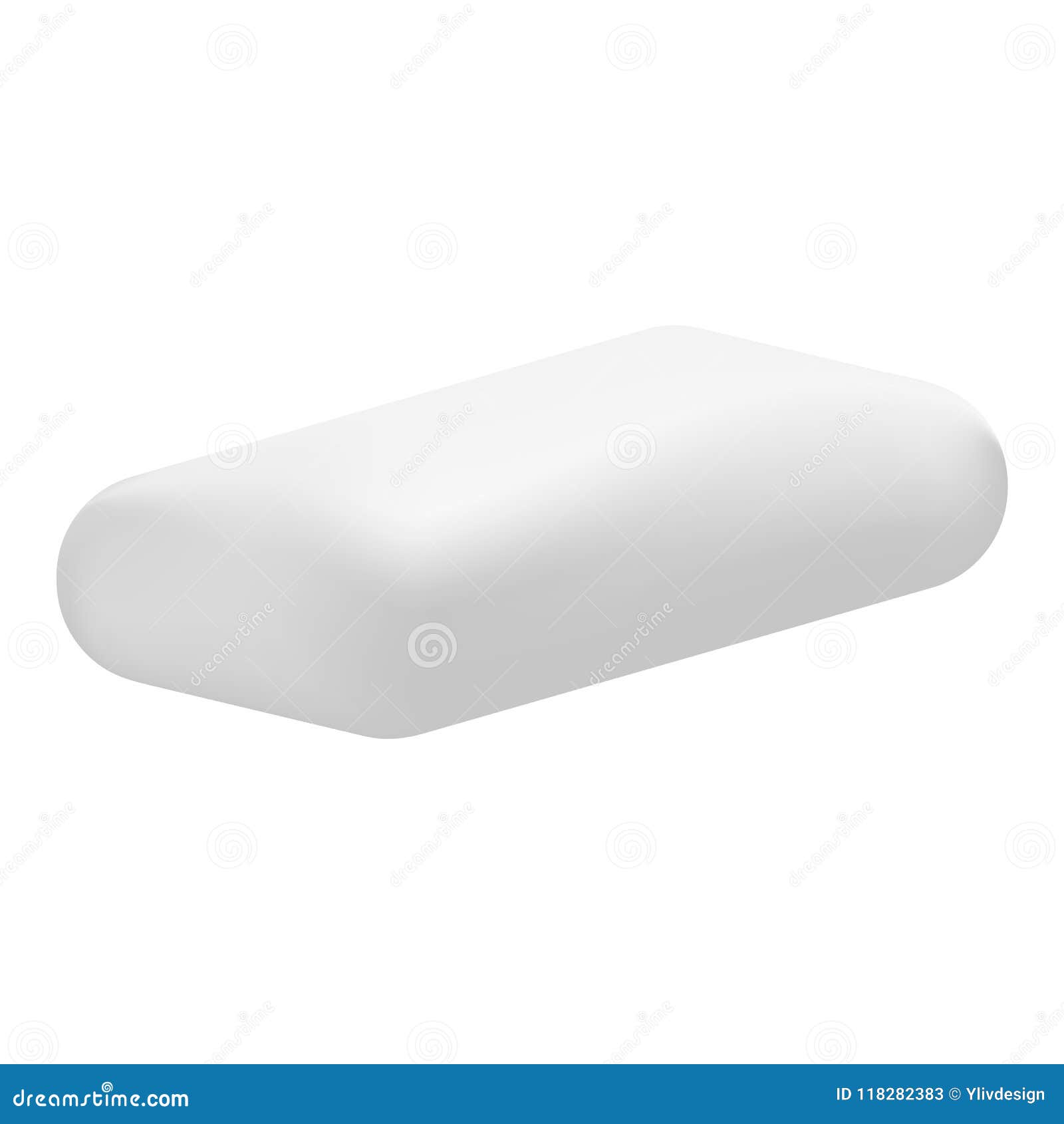 Download White Bubble Gum Mockup, Realistic Style Stock Vector - Illustration of identity, chewinggum ...