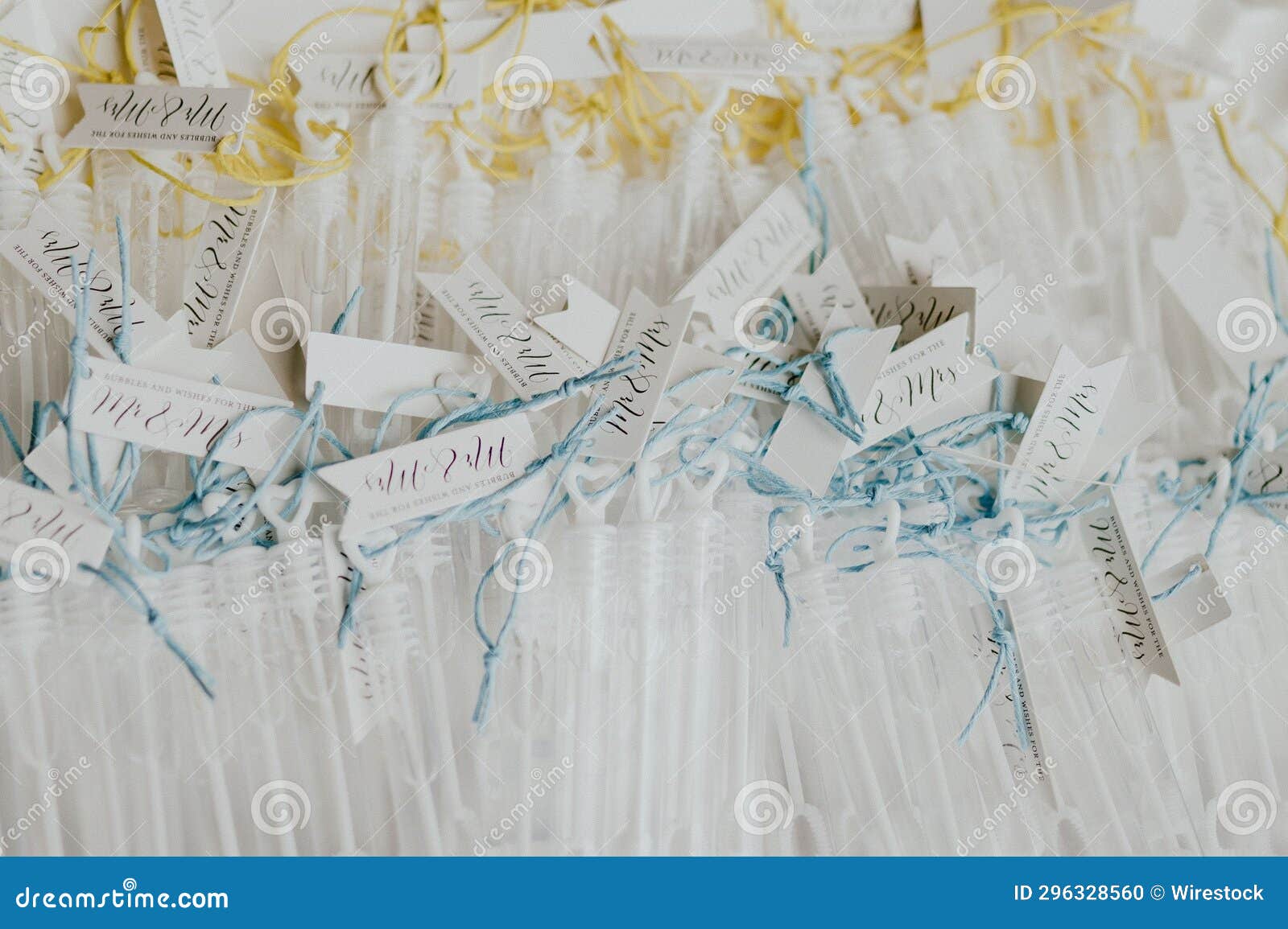 White Bubbles for a Wedding Ceremony Exit Stock Photo Image of merry