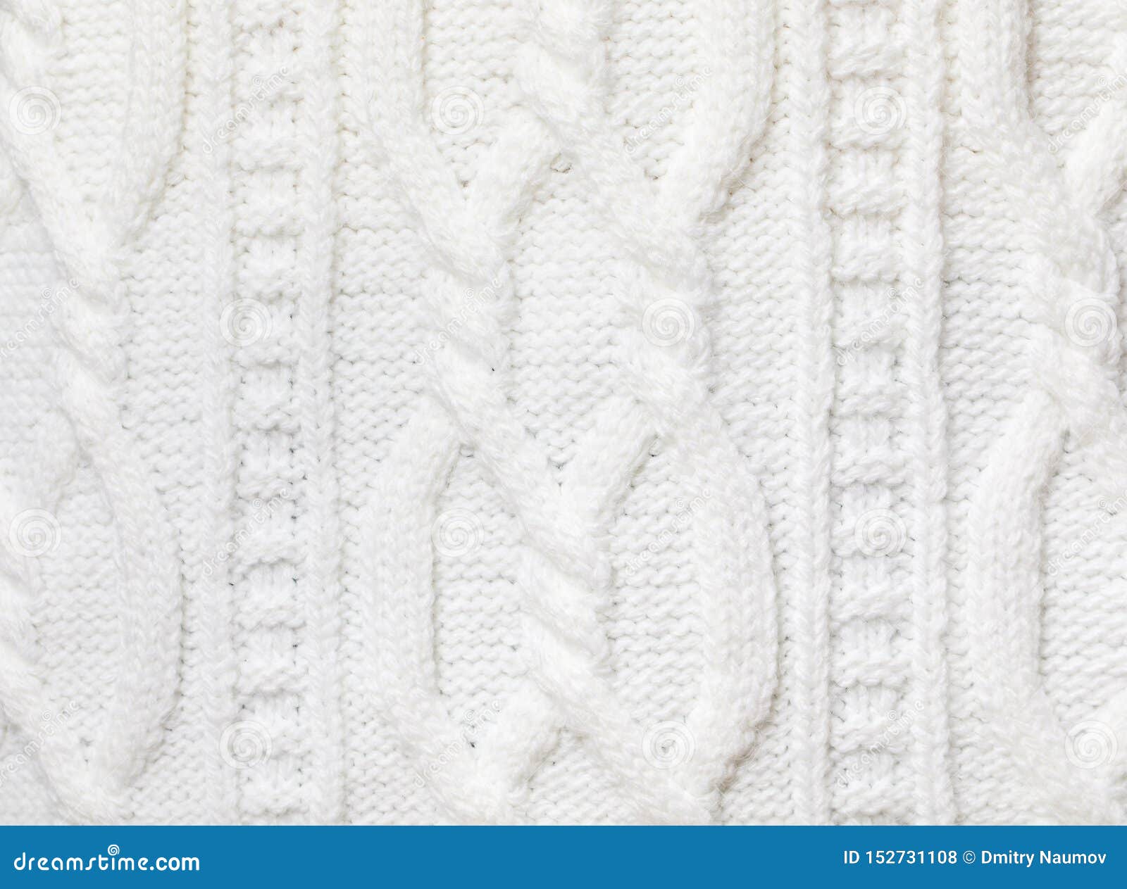 White Cable Knitting Fabric Textured Background Stock Photo - Image of  ornament, cloth: 152731108