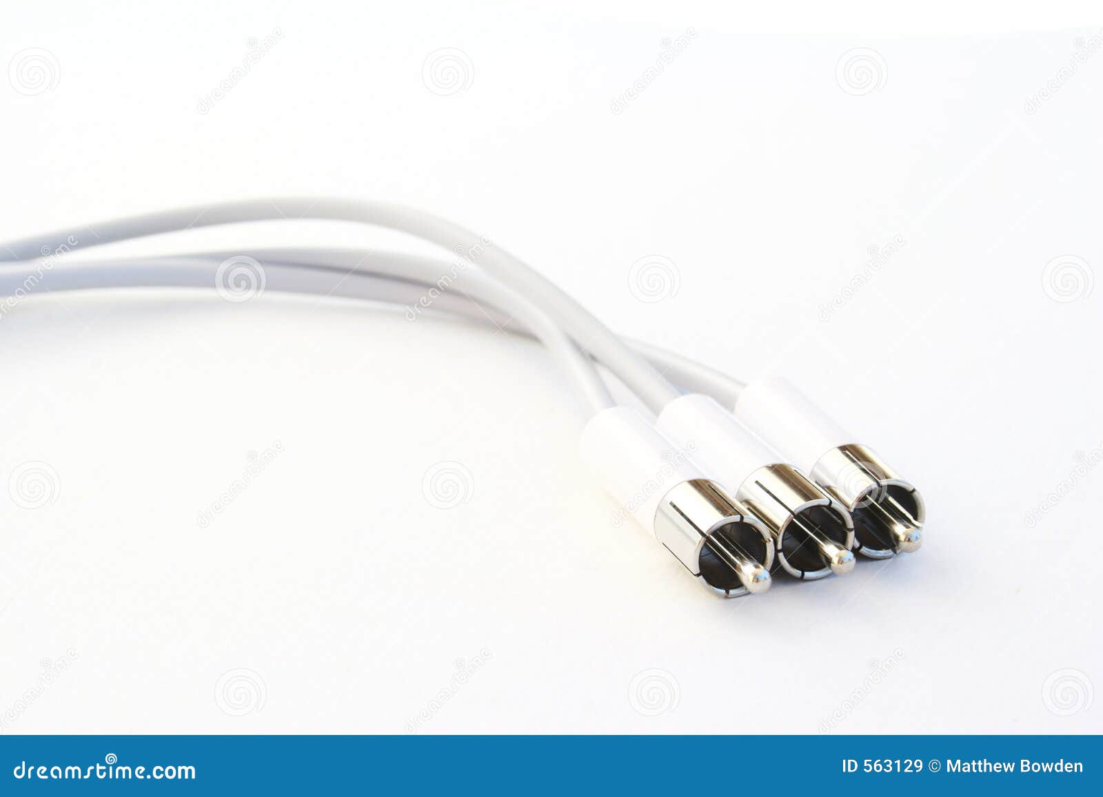 White Cables stock image. Image of plug, computer, connect 563129