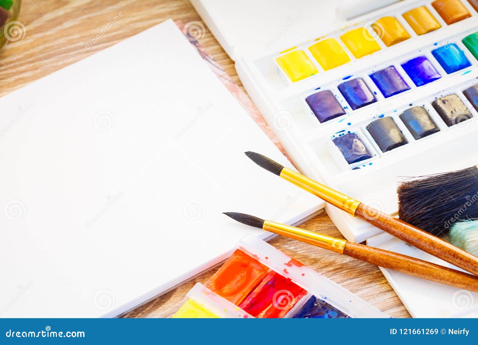 White Canva with Watercolor Stroke Stock Image - Image of canvas ...