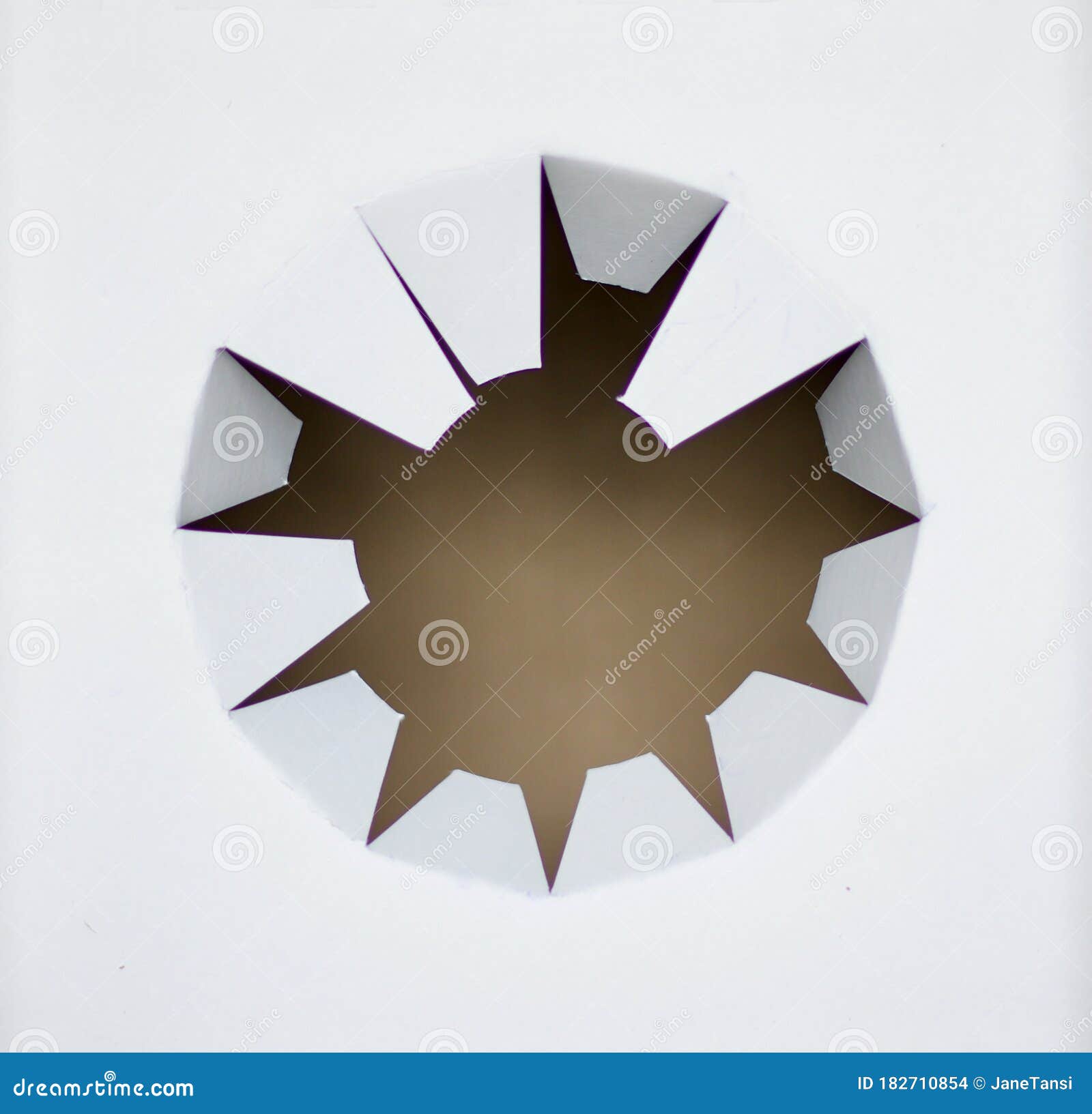 white cardboard packaging for space to insert object with copy space