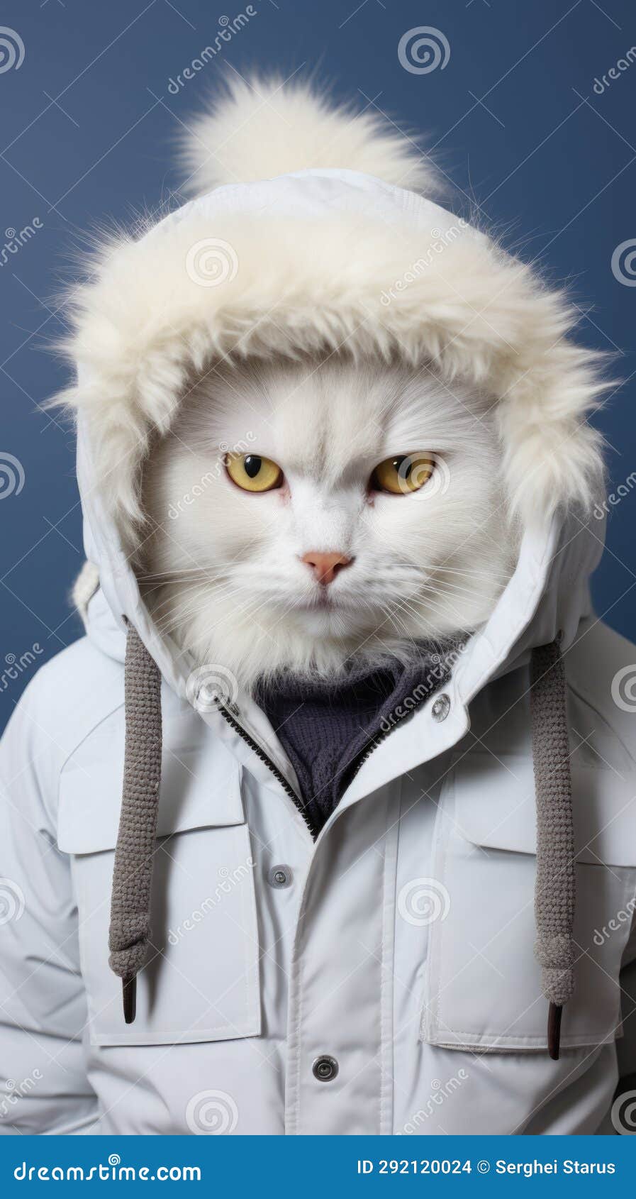 Cat In A Winter Coat And Boots Stock Photo - Download Image Now