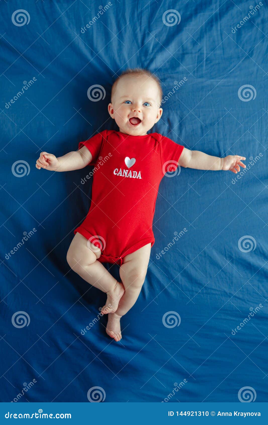 red onesie baby girl