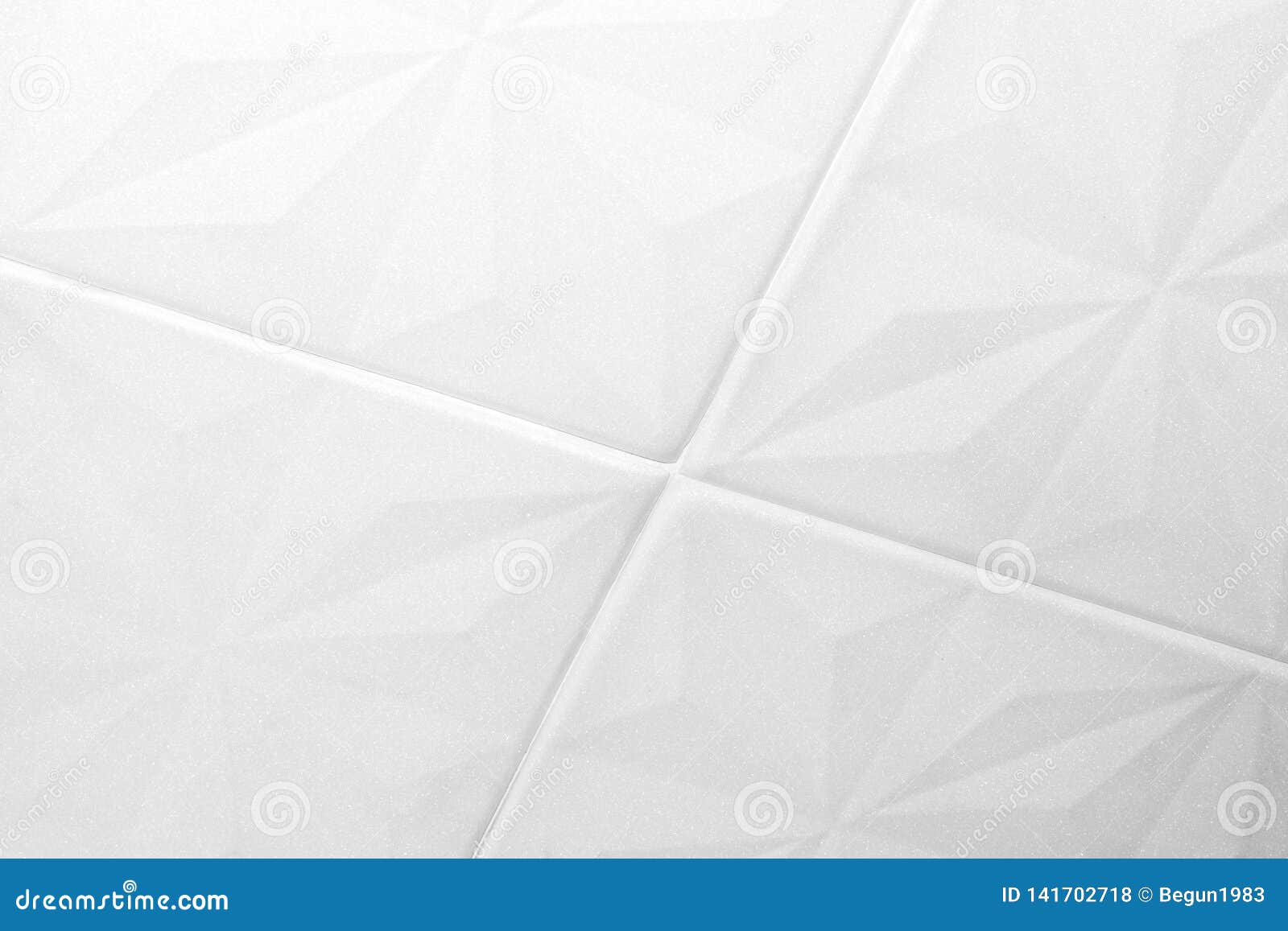 White Ceiling Tiles Made Of Expanded Polystyrene Stock