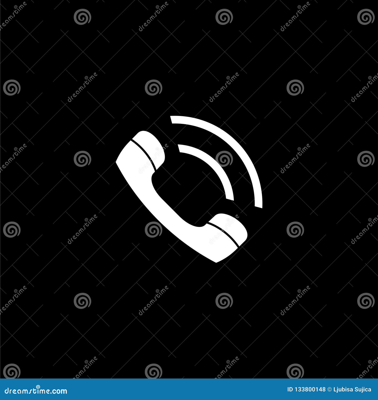 Phone Call icon symbol vector in trendy flat style Call icon, sign for app,  logo, web Call icon flat vector illustration Telephone symbol 5747606  Vector Art at Vecteezy