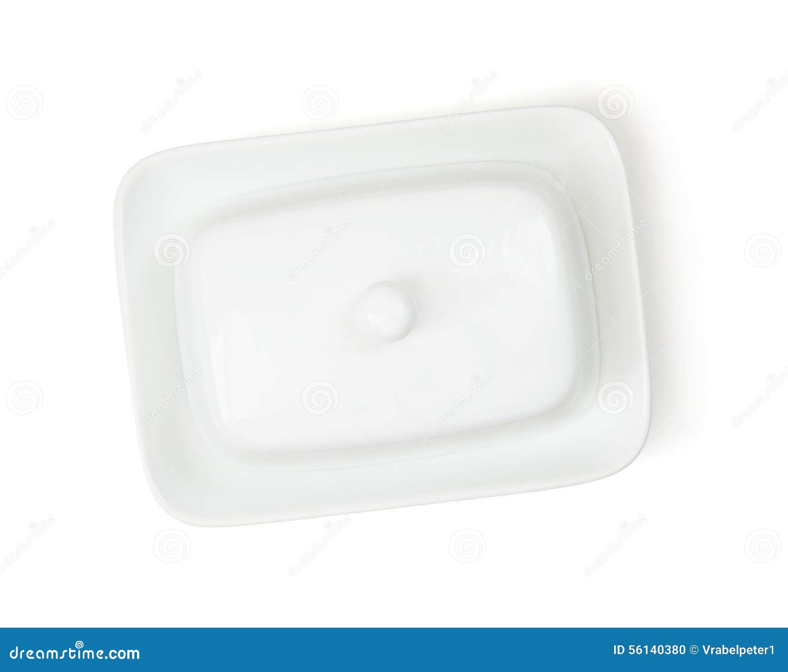 White Ceramic Butter Container Stock Photo Image of food, butter