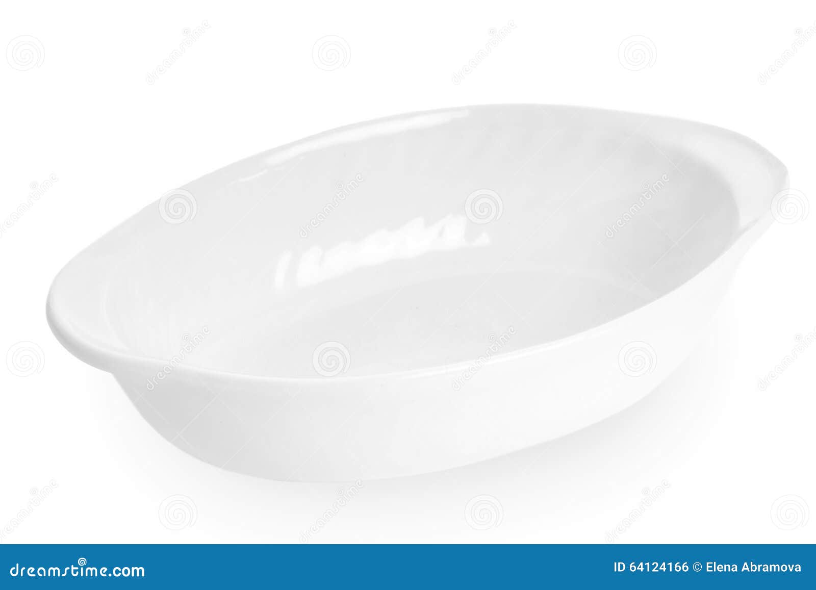 White Ceramics Plate Isolated on White Background Stock Photo Image