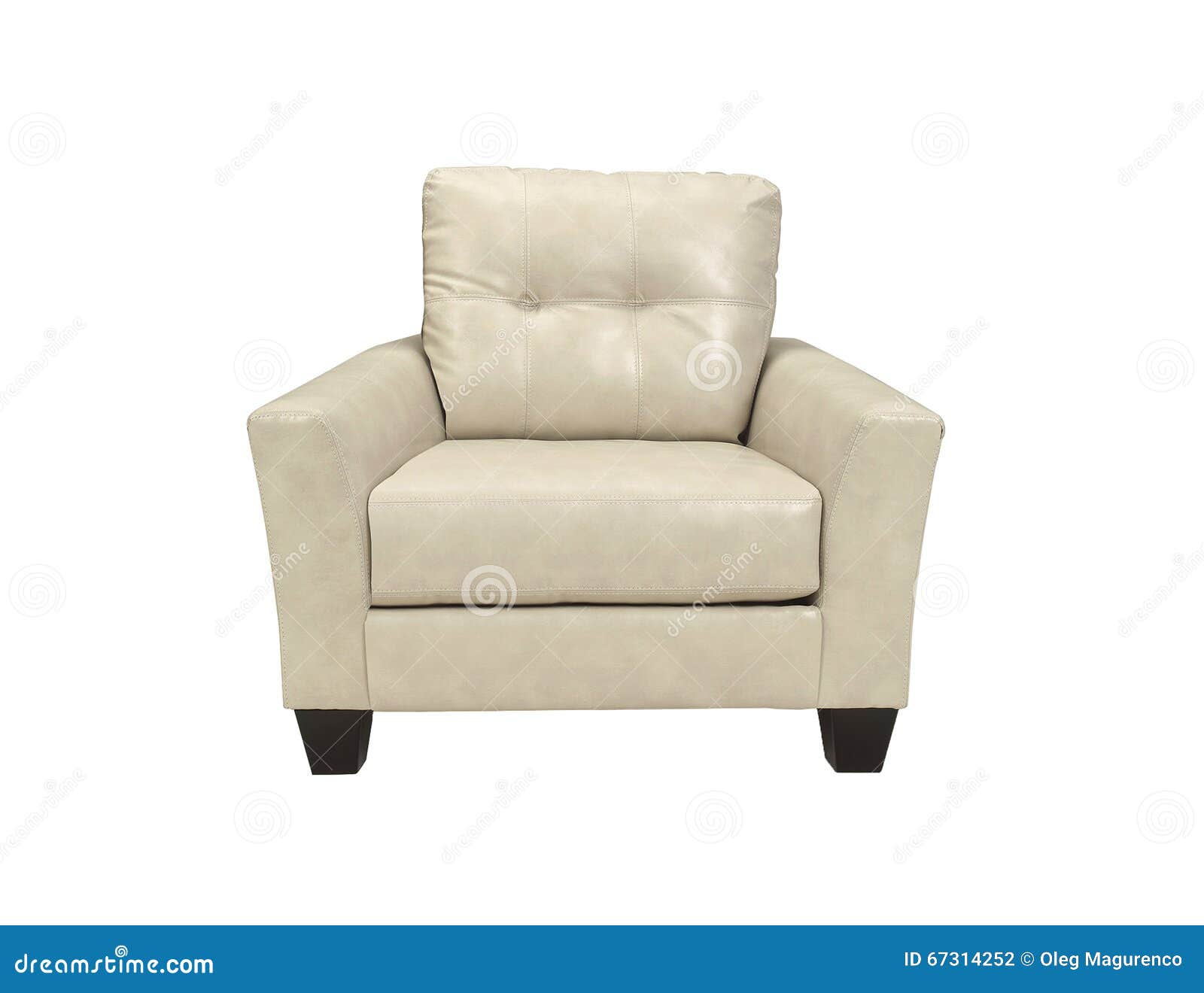 White Chair Isolated On White Stock Photo - Image of chair, furniture