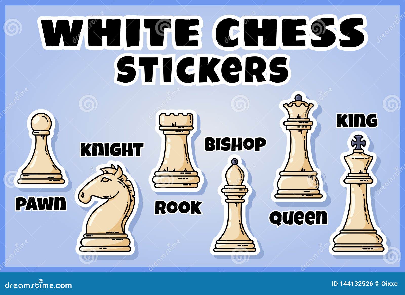 Play Chess Piece Chess Board Tactics' Sticker