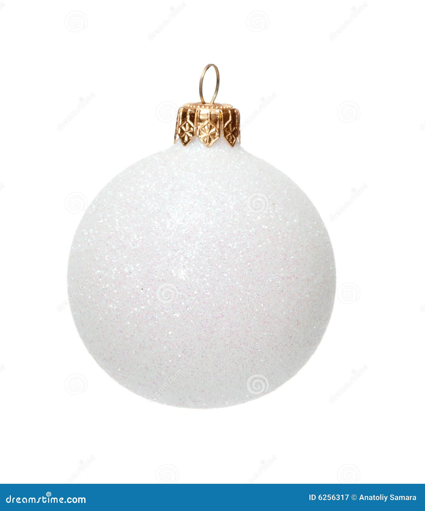 White Christmas Ball, Isolated Stock Image Image of white, shining