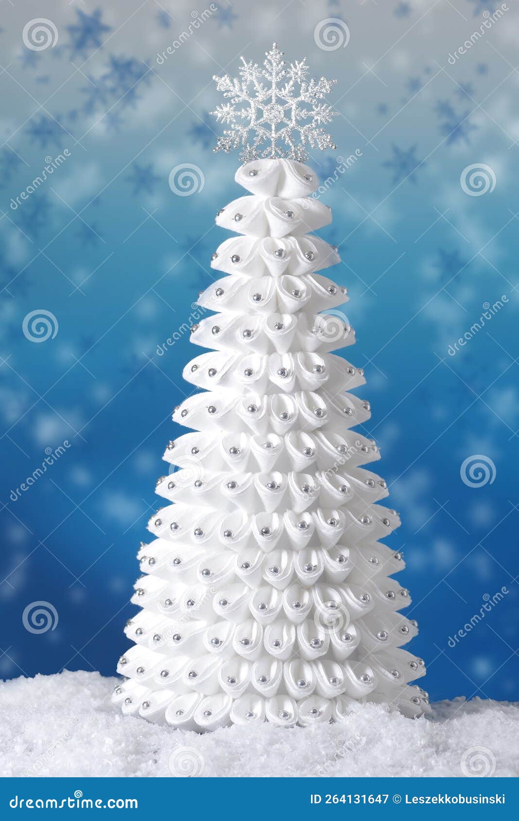 White christmas tree stock image. Image of character 264131647