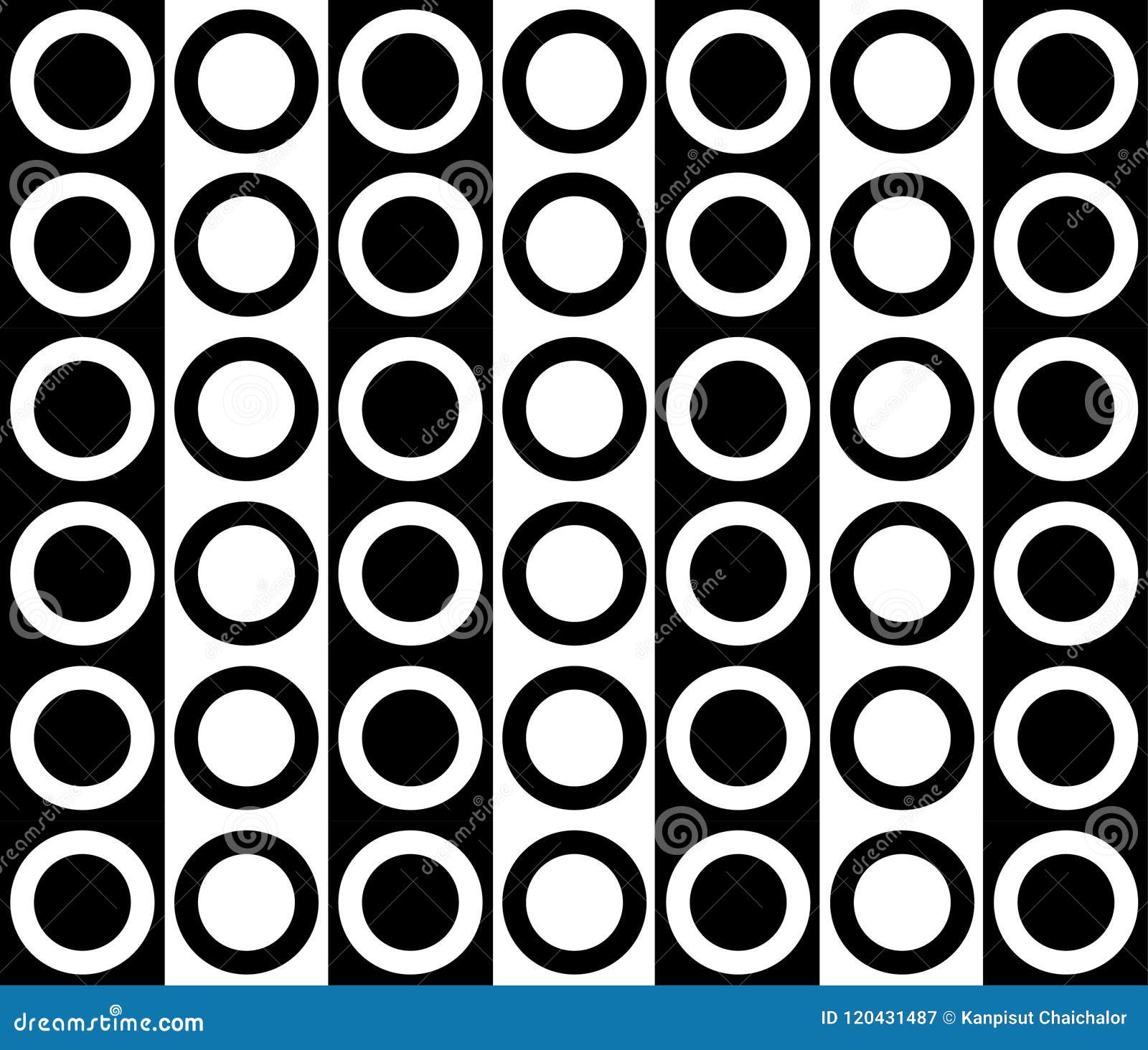 White Circle on Black Background. Image for Background Stock Illustration Illustration of