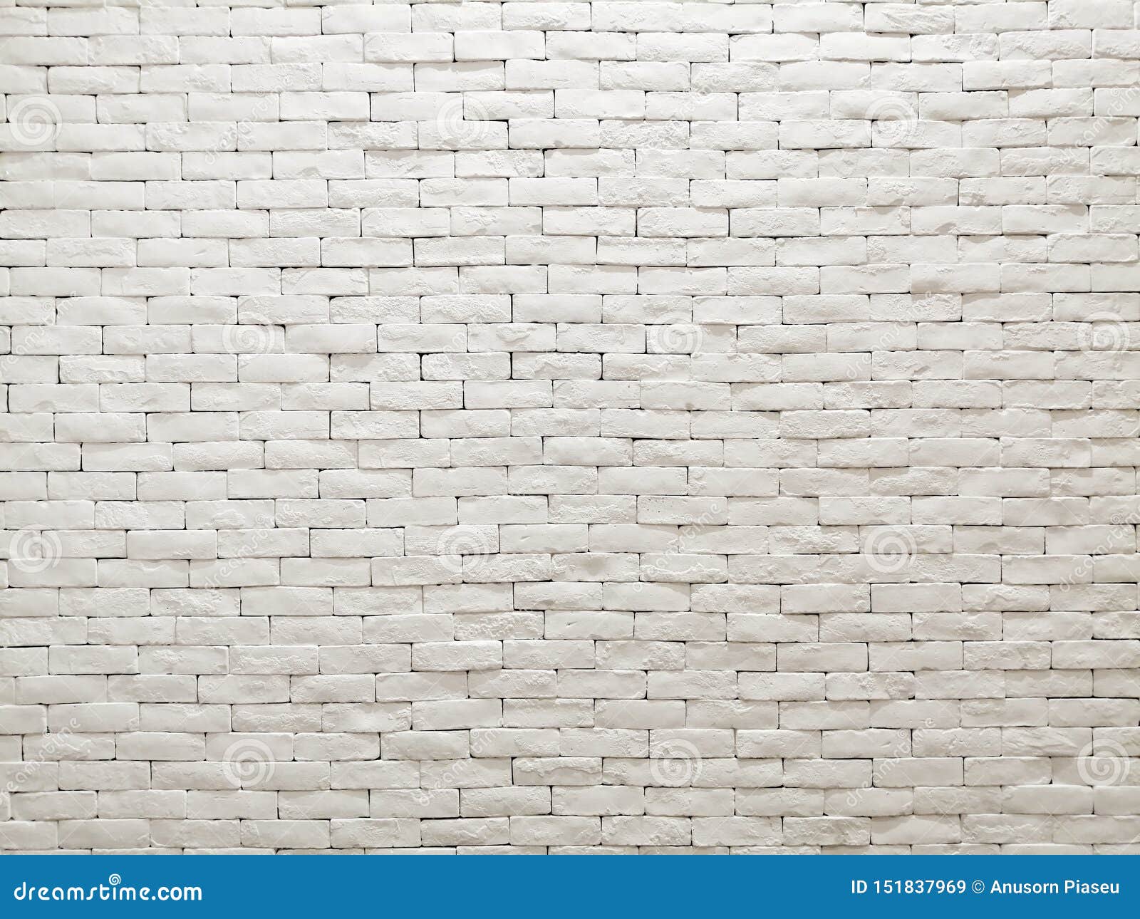 White Clay Brick Wall Facade Interior Design for Pattern Wallpaper