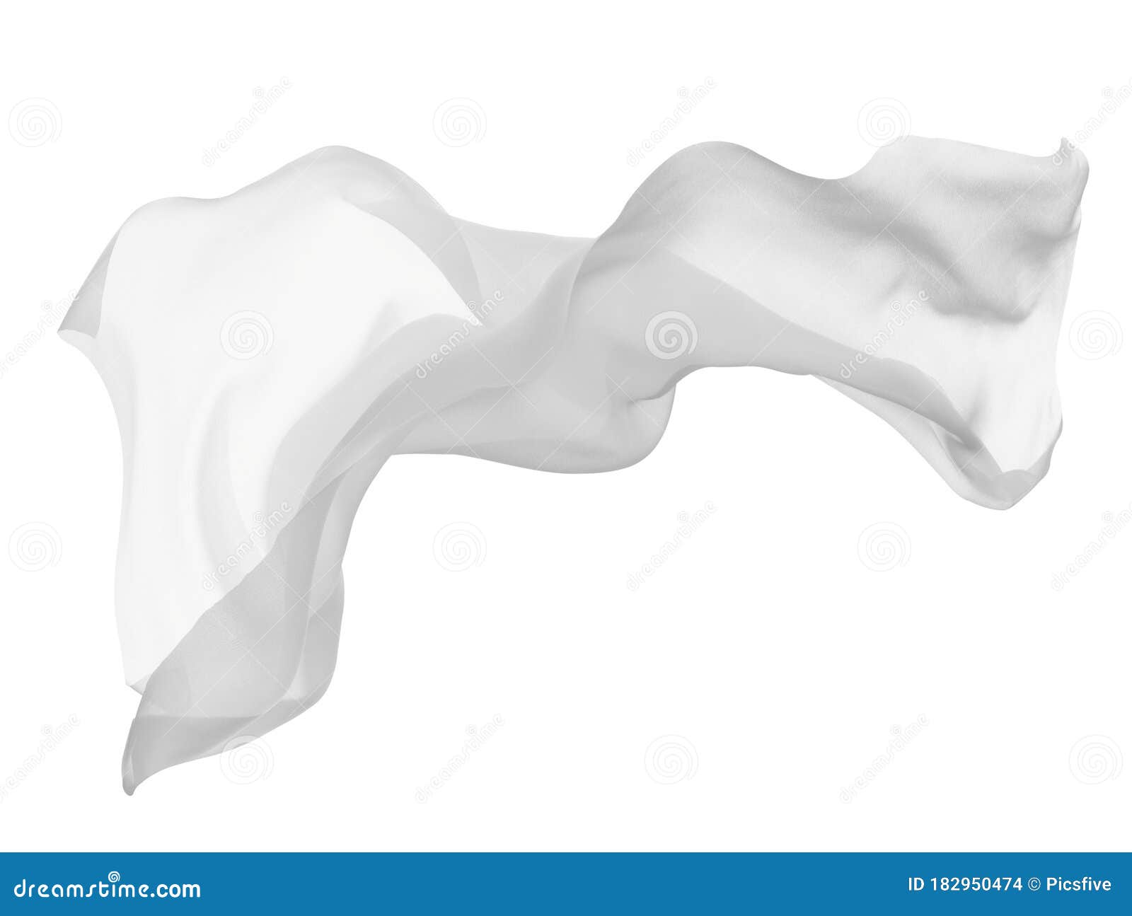 white cloth fabric textile wind Stock Photo