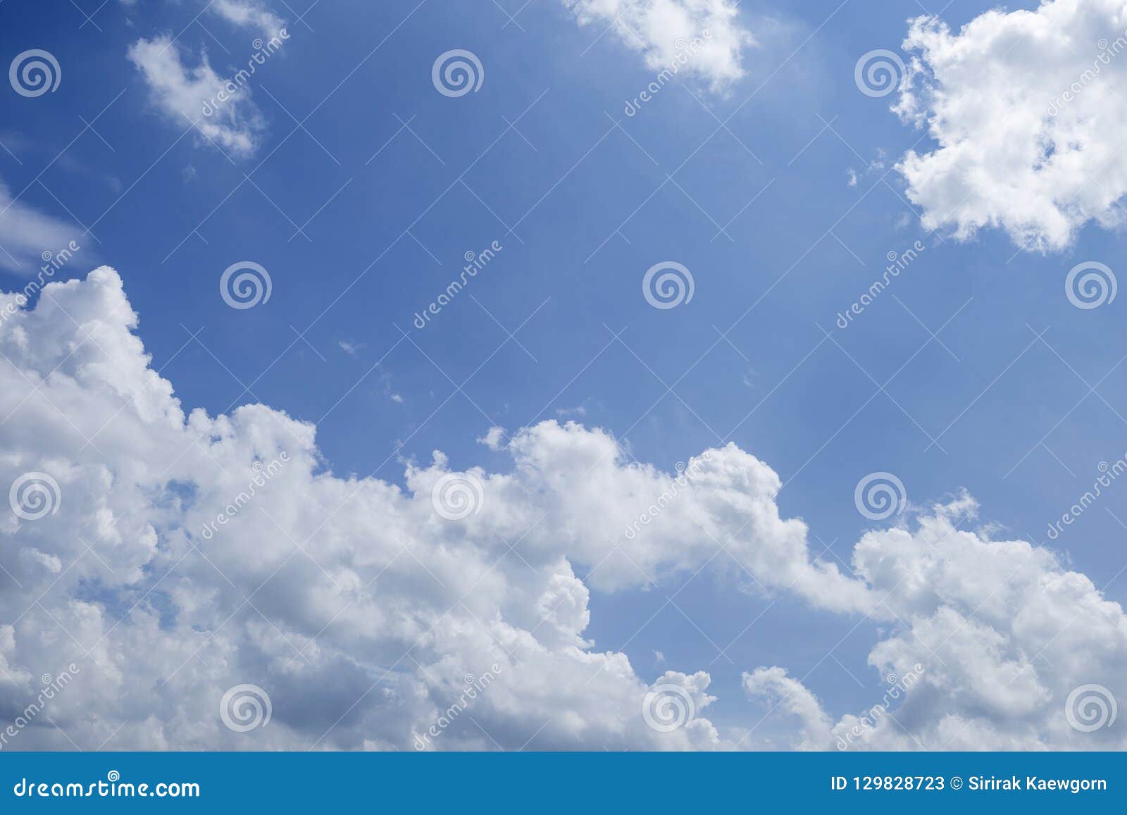 White Cloud Over Blue Sky, Summer Outdoor Day Light Stock Image - Image ...