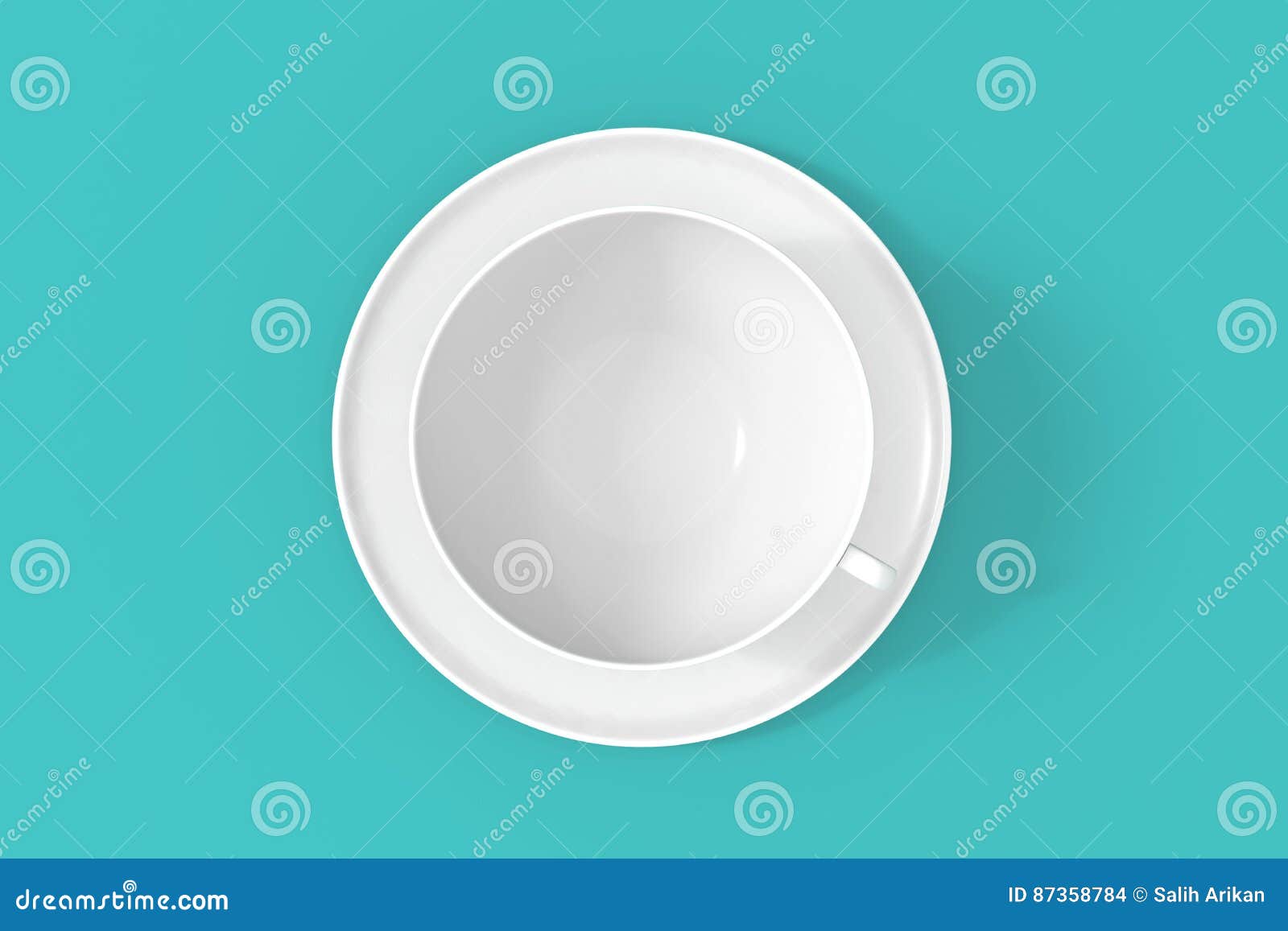 Download White Coffee Cup Mockup On Soft Green Background Stock ...