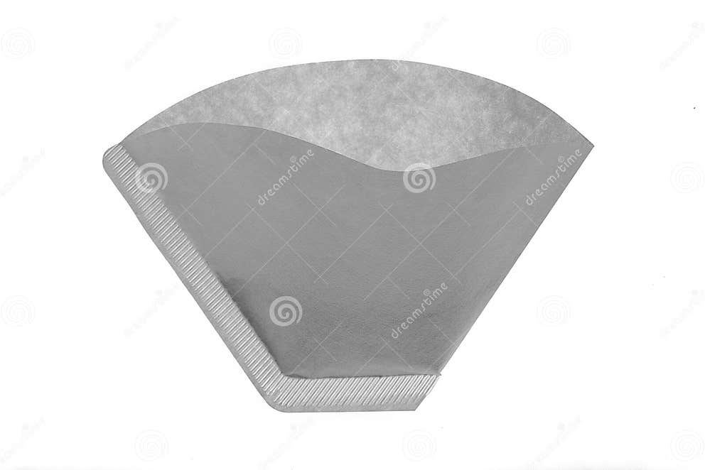 White coffee filter stock photo. Image of white, coffee 13671260