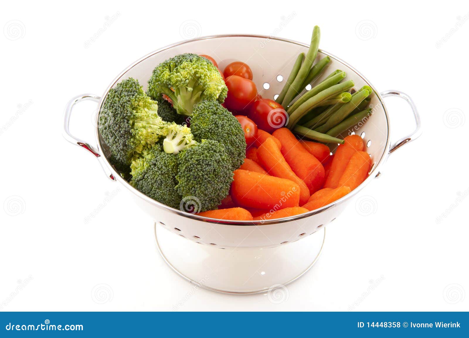 White Colander with Vegetables Stock Photo Image of mixed, colander