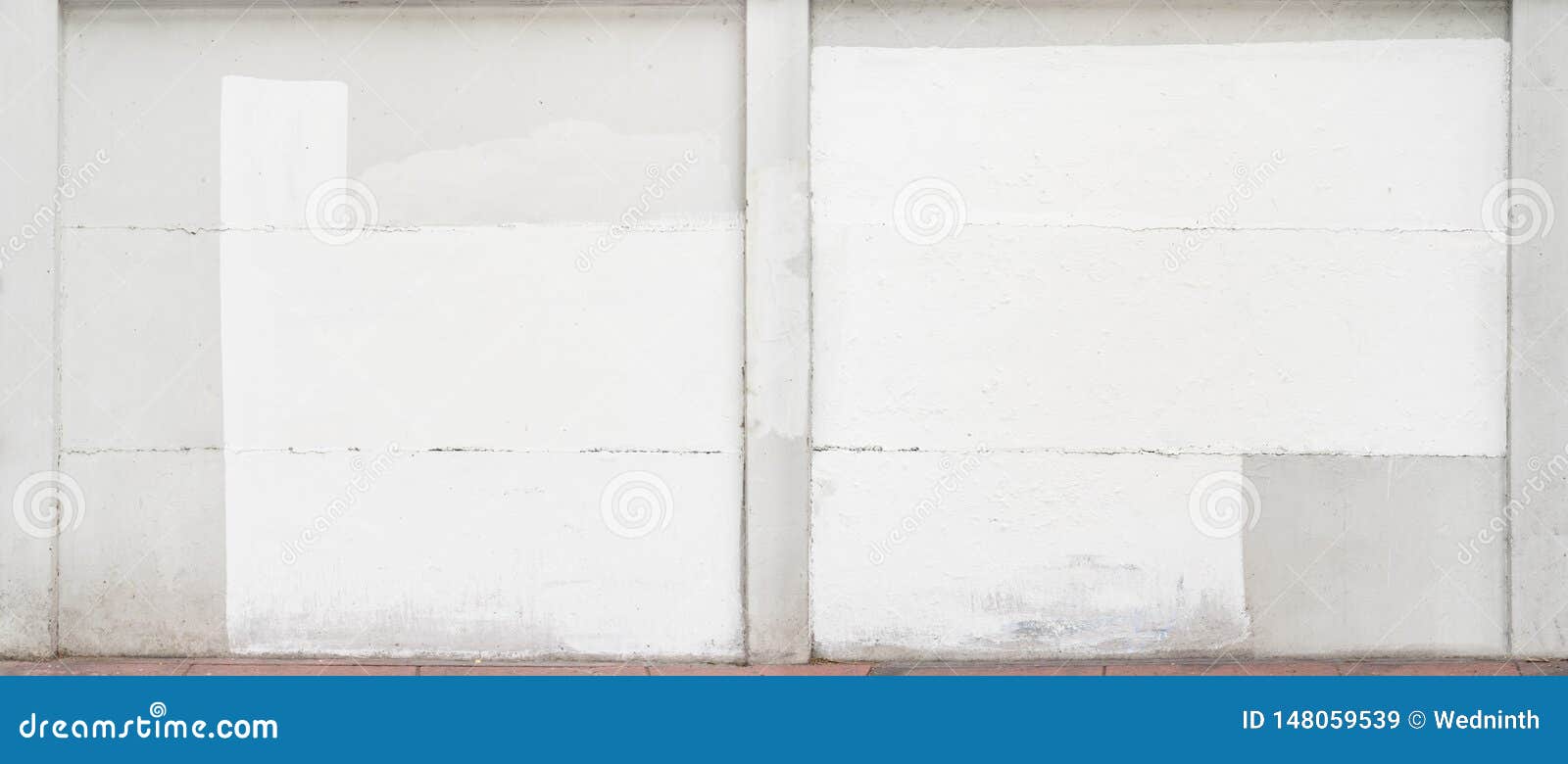 White Color Background Of Natural Cement Or Stone Old Wall Texture