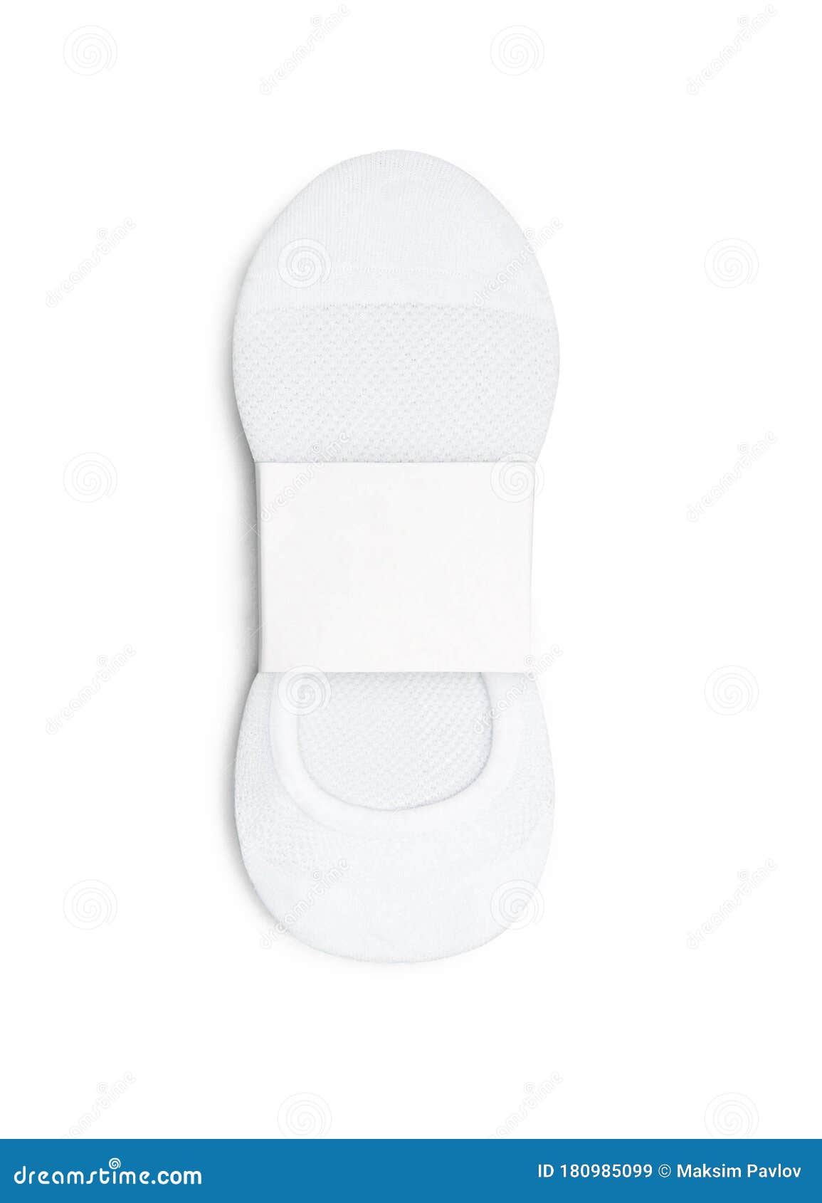 Download White Color Short Mini Socks Mockup For Design Isolated On ...