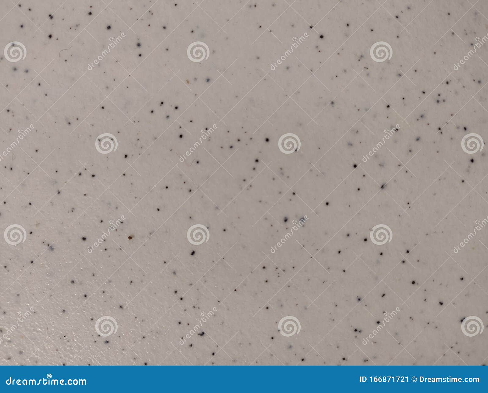 White Coloured Marble with Black Dots. Stock Illustration