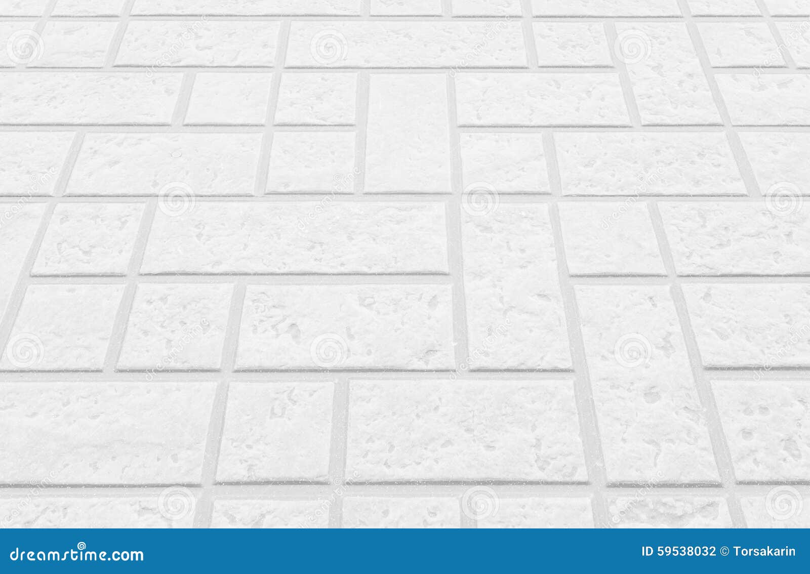 White Concrete Block Floor Background and Texture Stock Photo Image