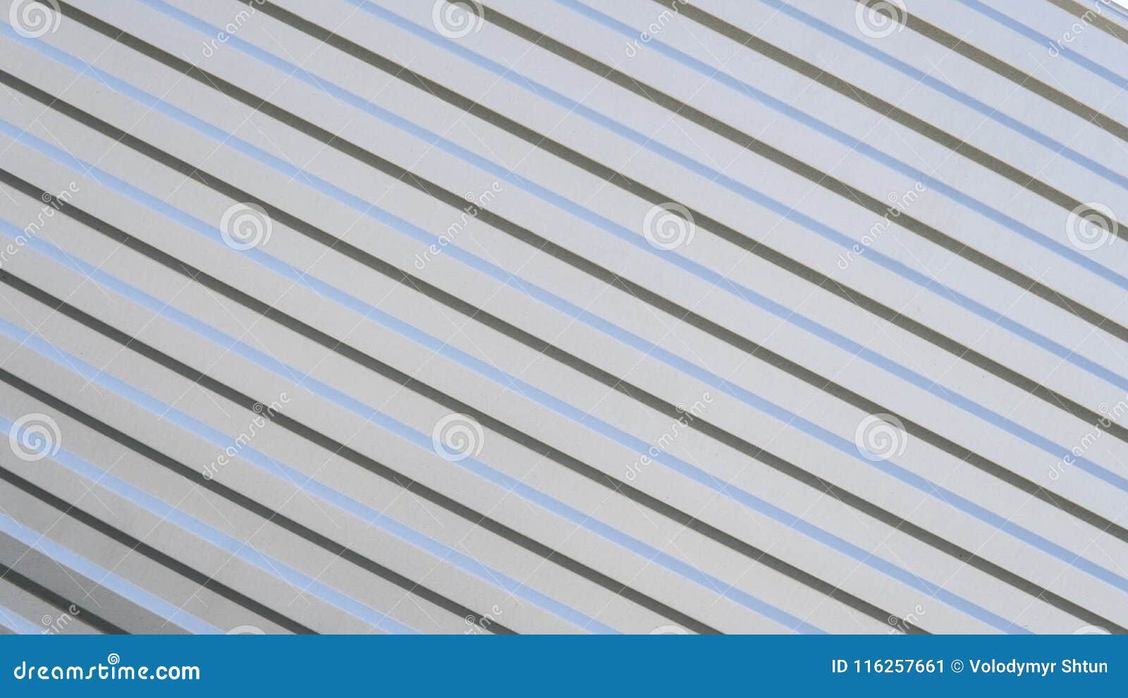 White Corrugated Metal Texture Surface. White Sheet for Industrial ...